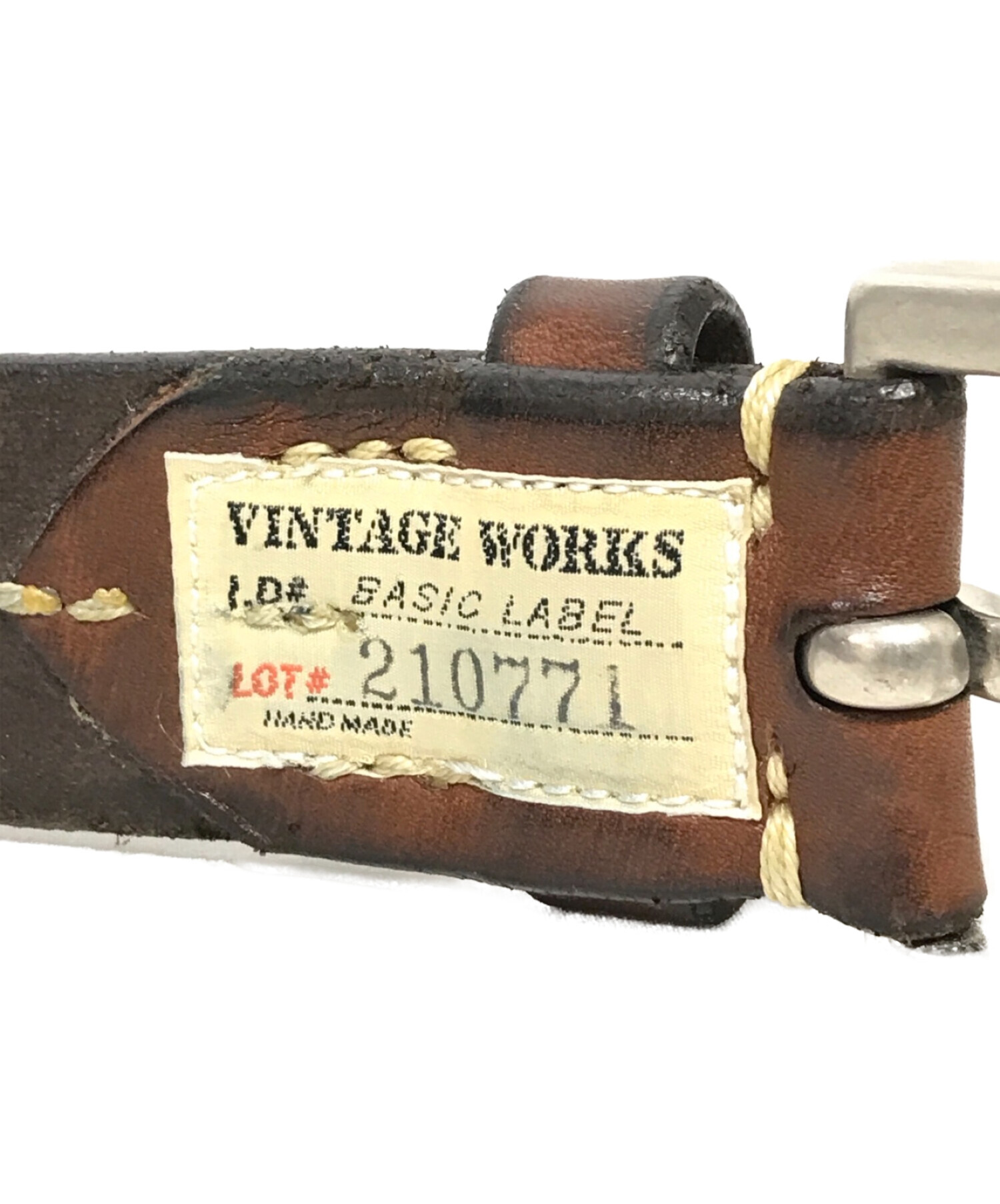 中古・古着通販】VINTAGE WORKS (ヴンテージワークス) Leather belt