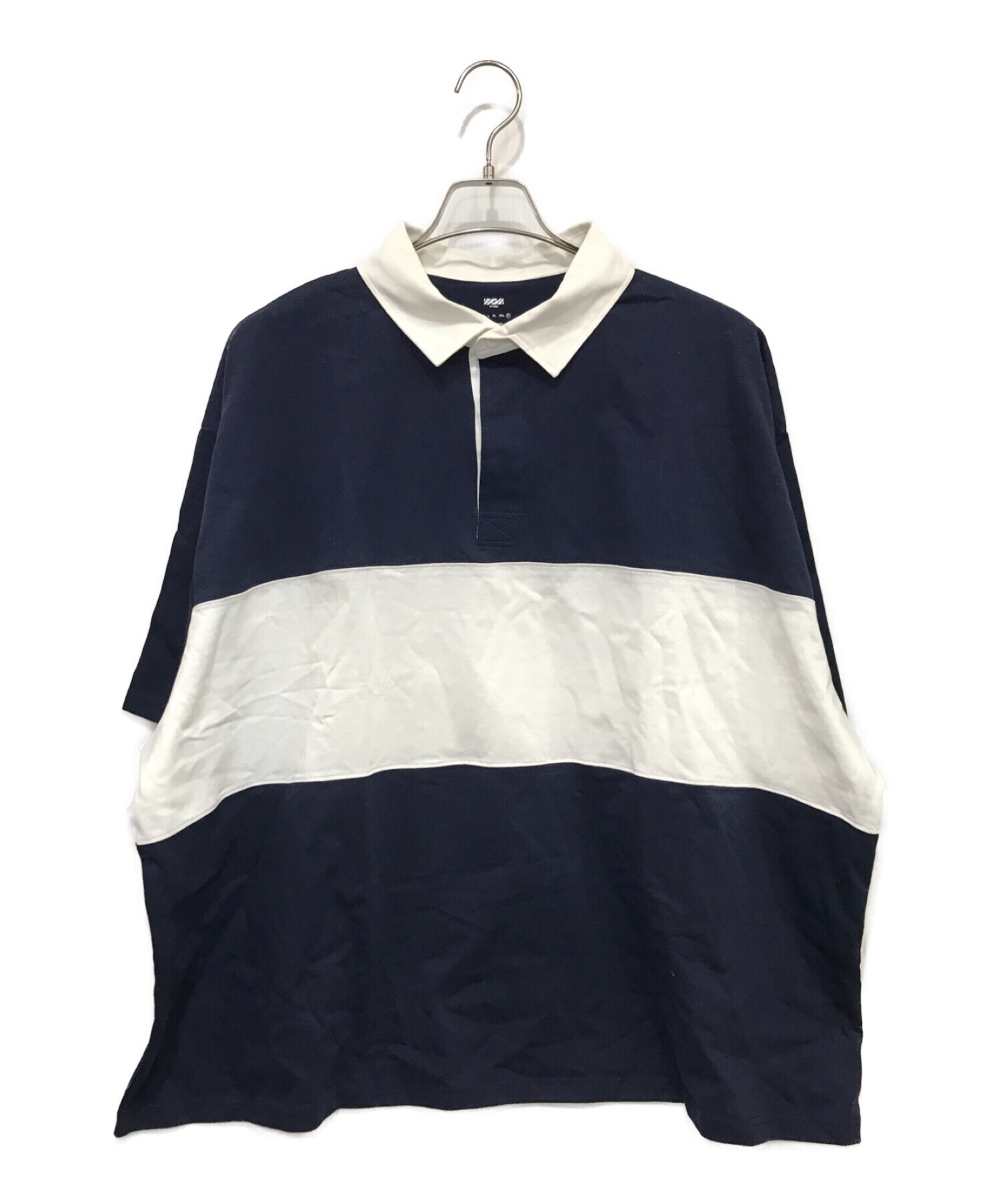 普段はたたんで保管していますis-ness (イズネス) 1LDK (ワンエルディーケー) annex RUGBY SHIRT ネイビー サイズ:F トップス