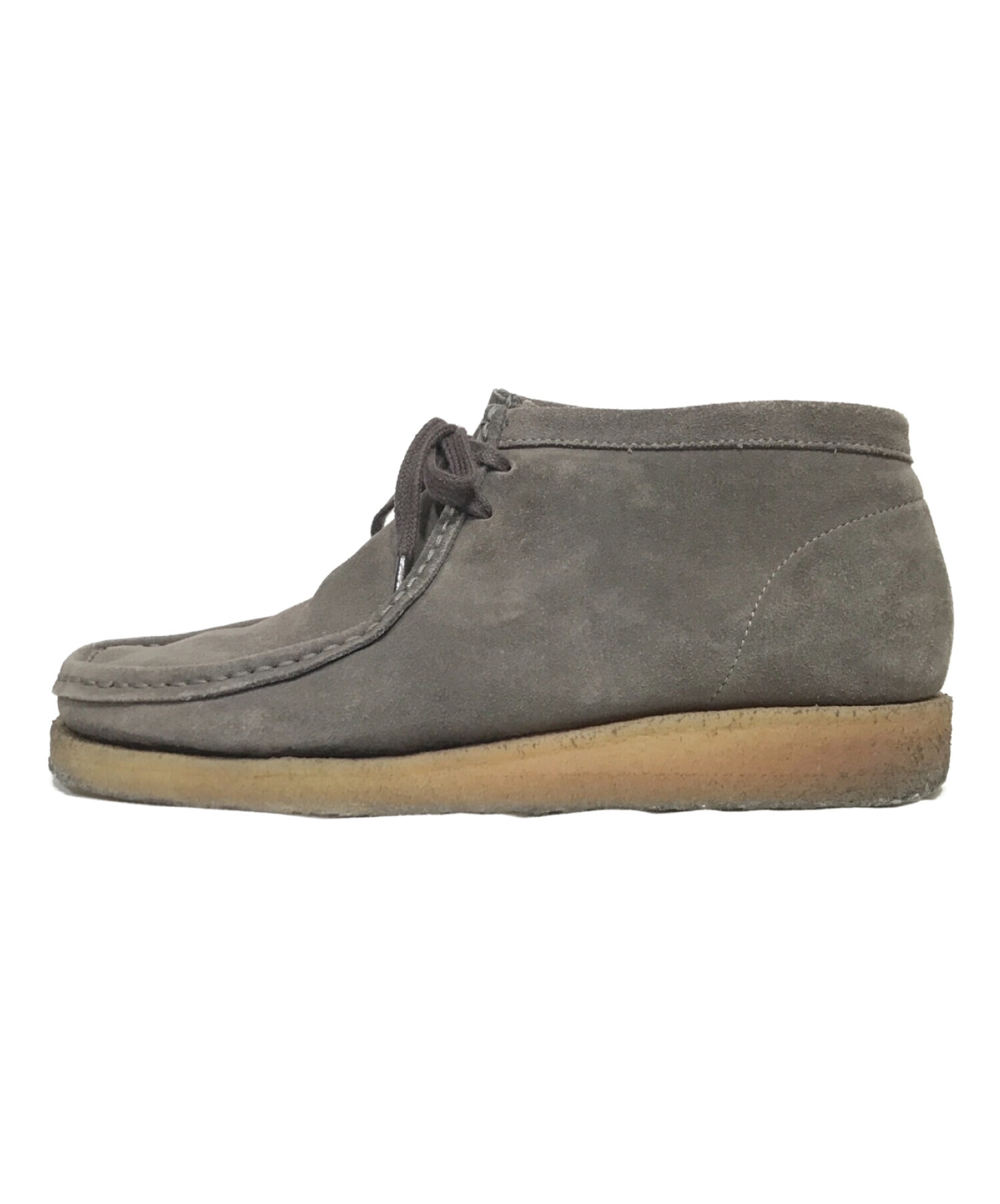 PADMORE&BARNES (パドモア&バーンズ) STEVEN ALAN (スティーブンアラン) Original Low Suede  ワラビーシューズ グレー サイズ:7