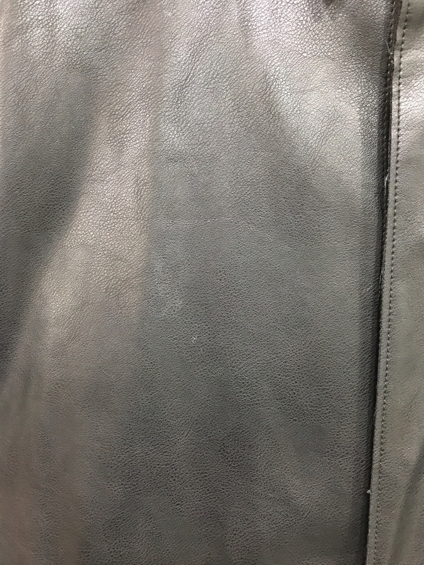 ENOF (イナフ) fake leather shirt エコレザーシャツ ブラック サイズ:L