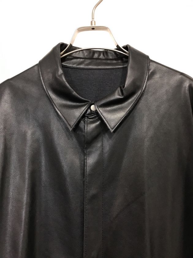 中古・古着通販】ENOF (イナフ) fake leather shirt エコレザーシャツ