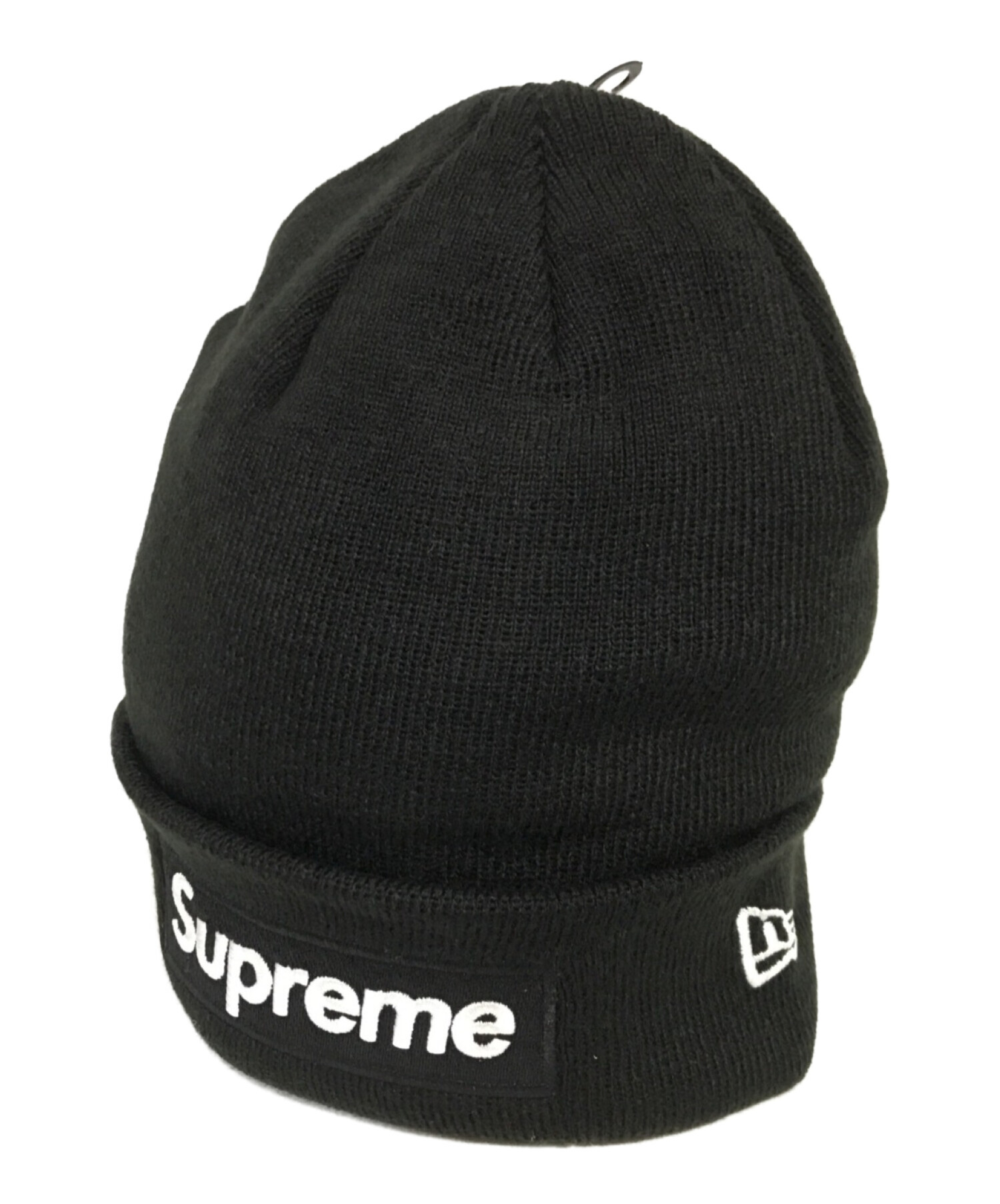 SUPREME (シュプリーム) New Era (ニューエラ) Box Logo Beanie ニット帽 ブラック