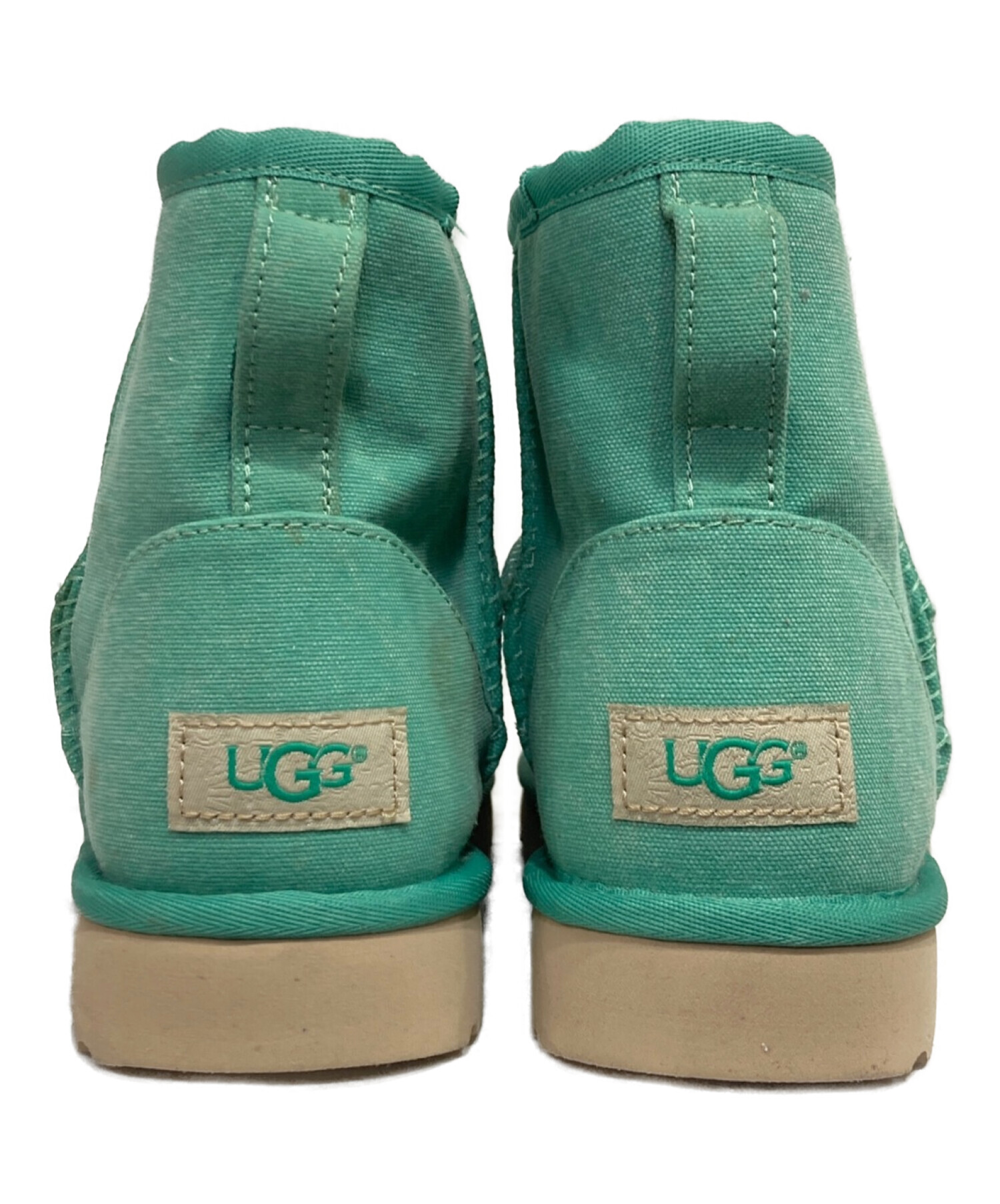 UGG アグ ムートンハーフブーツスニーカー - 靴