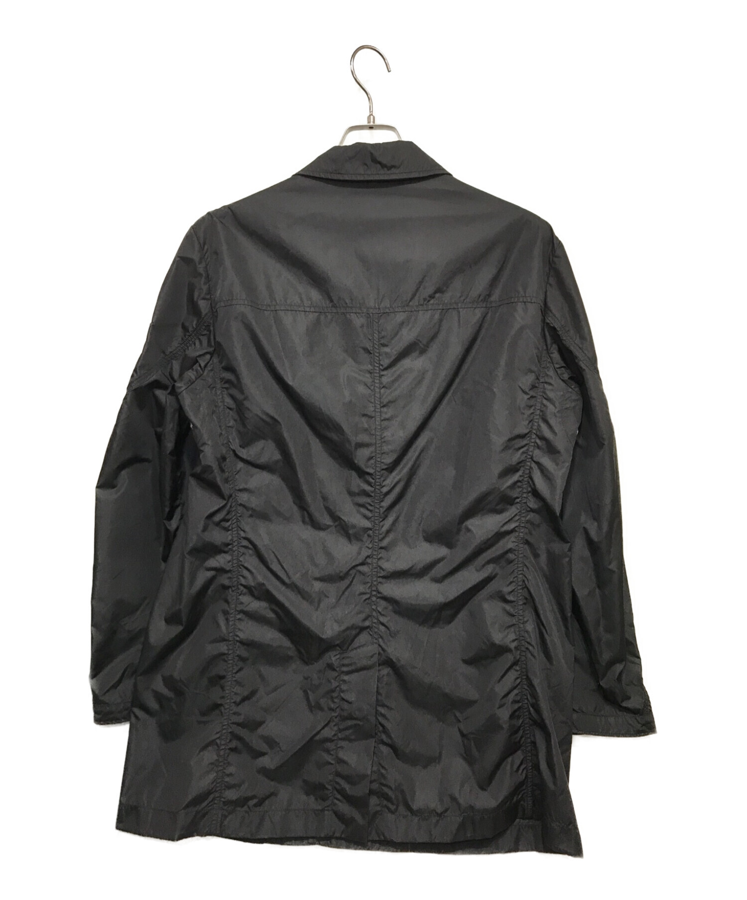 PEUTEREY (ピューテリー) ナイロンステンカラーコート ブラック サイズ:50