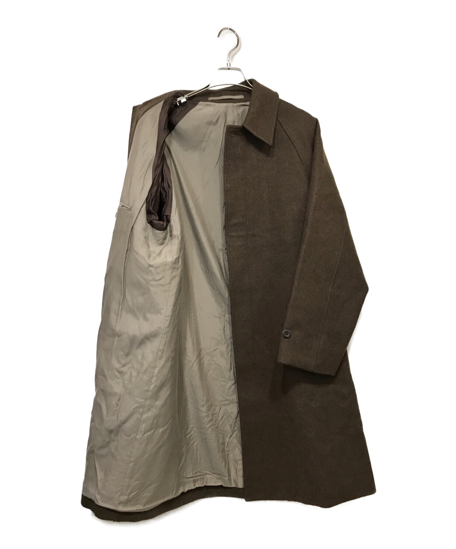 中古・古着通販】STEVEN ALAN (スティーブンアラン) TOP WR MLTN CMP BALMACAAN COAT ステンカラーコート  ブラウン サイズ:L｜ブランド・古着通販 トレファク公式【TREFAC FASHION】スマホサイト