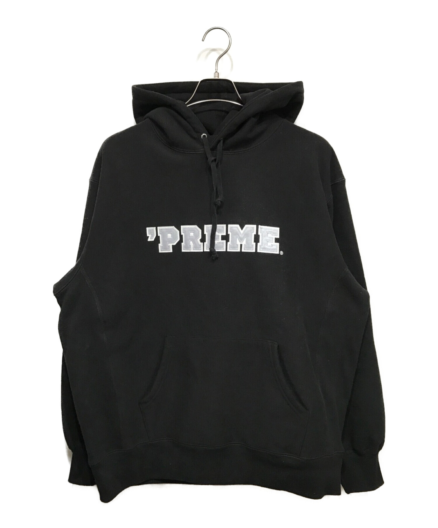 SUPREME (シュプリーム) Preme Hooded Sweatshirt プルオーバーパーカー ブラック サイズ:Large