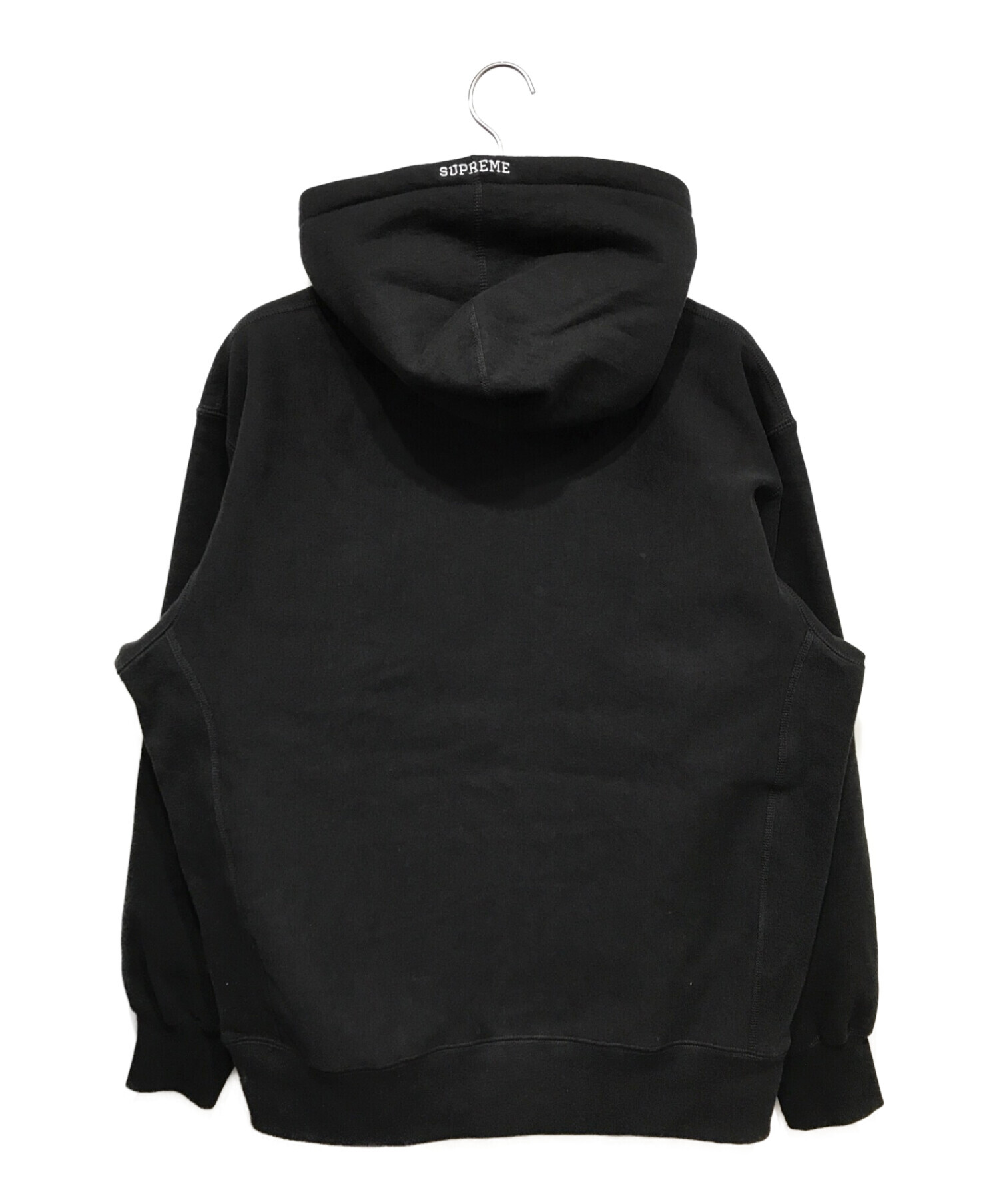 SUPREME (シュプリーム) Preme Hooded Sweatshirt プルオーバーパーカー ブラック サイズ:Large