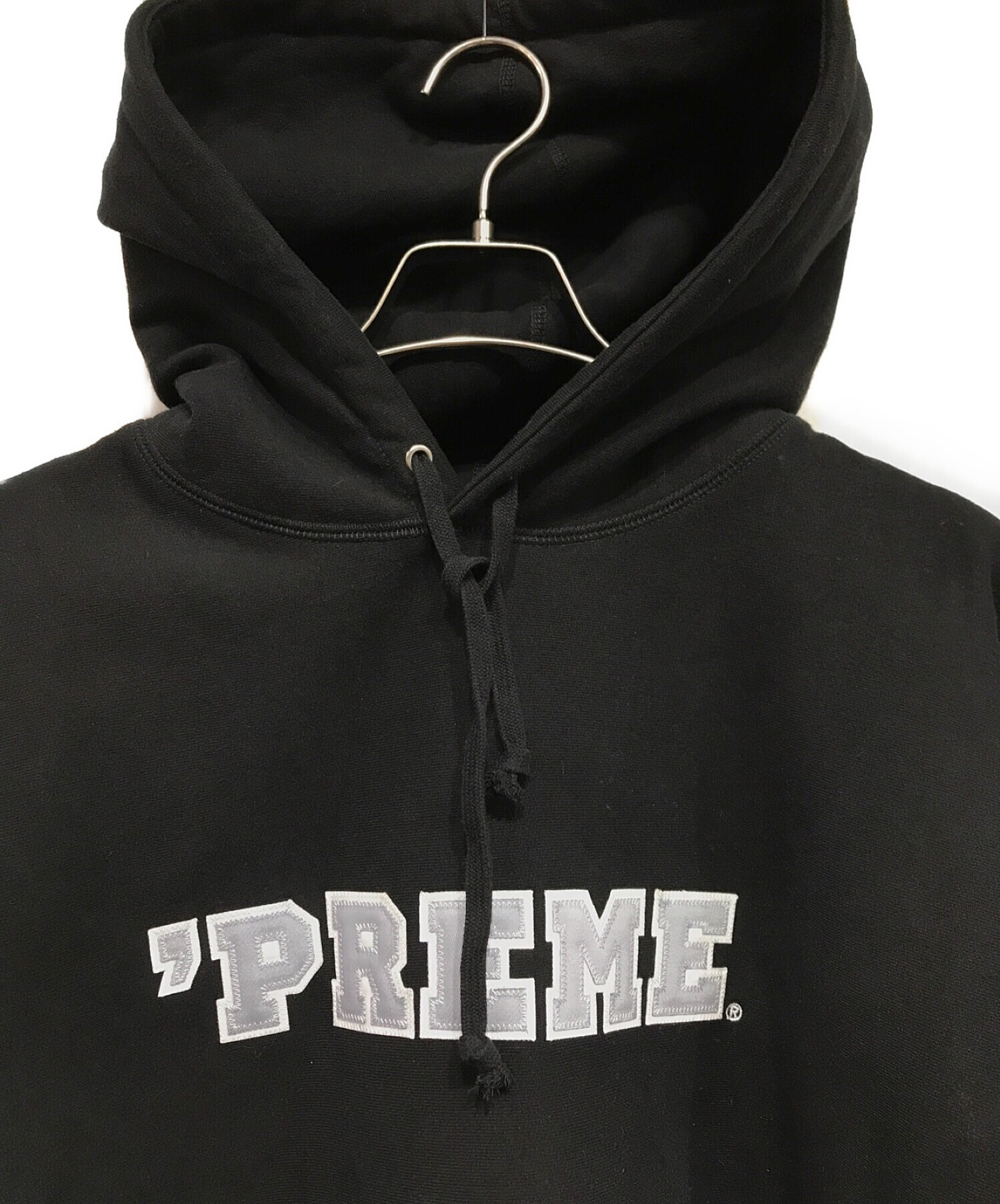 SUPREME (シュプリーム) Preme Hooded Sweatshirt プルオーバーパーカー ブラック サイズ:Large