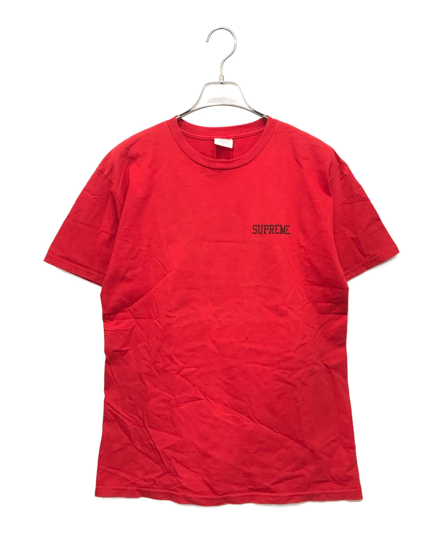ジーユーsupreme  Tシャツ レッド