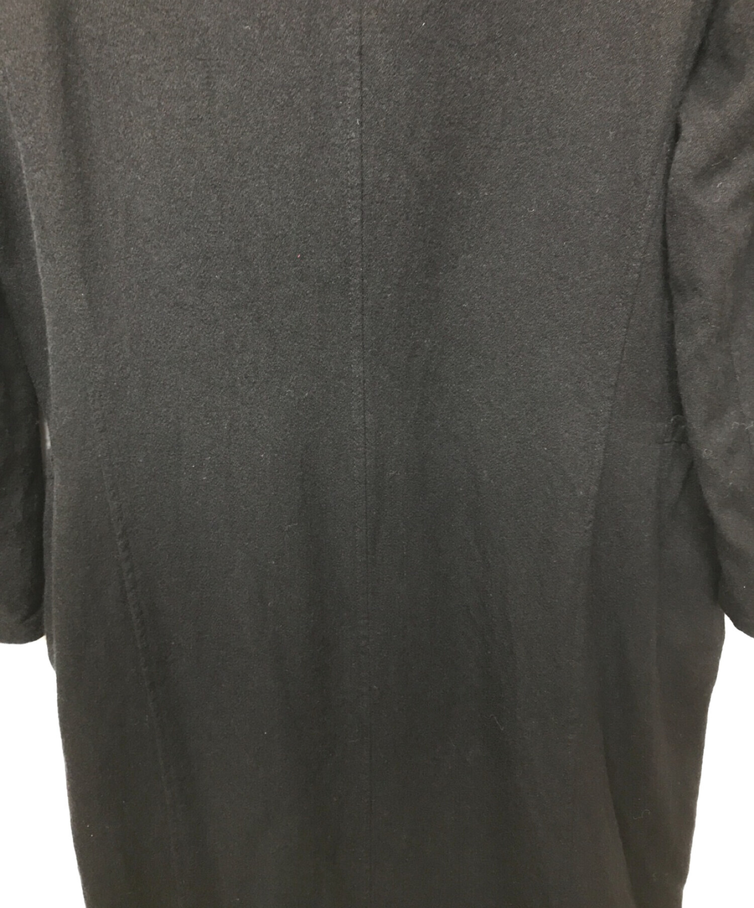 中古・古着通販】tricot COMME des GARCONS (トリココムデギャルソン) ダブルロングコート ブラック サイズ:S｜ブランド・古着通販  トレファク公式【TREFAC FASHION】スマホサイト