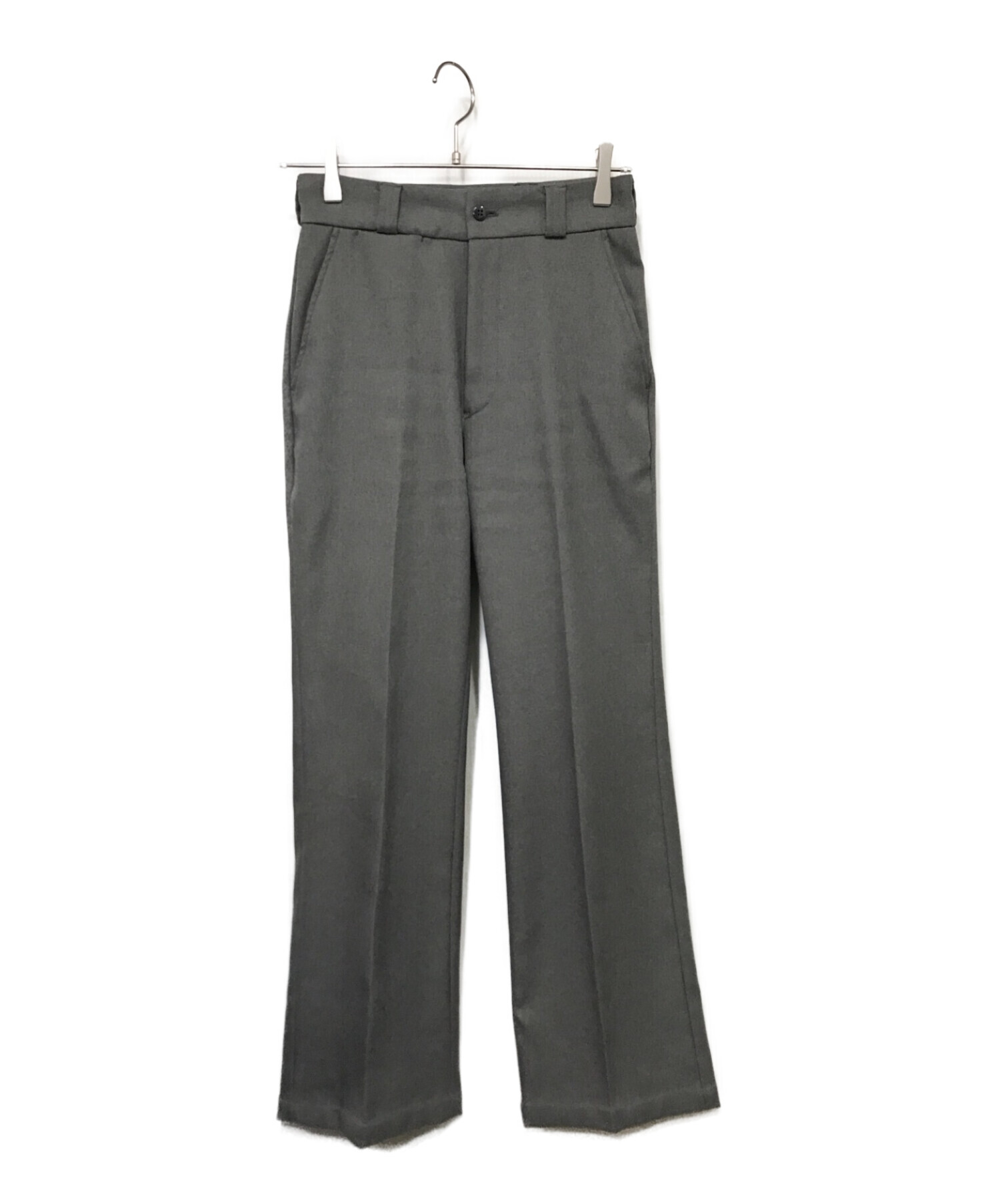 THE SHINZONE (ザ シンゾーン) CENTER PRESS PANTS スラックス グレー サイズ:32