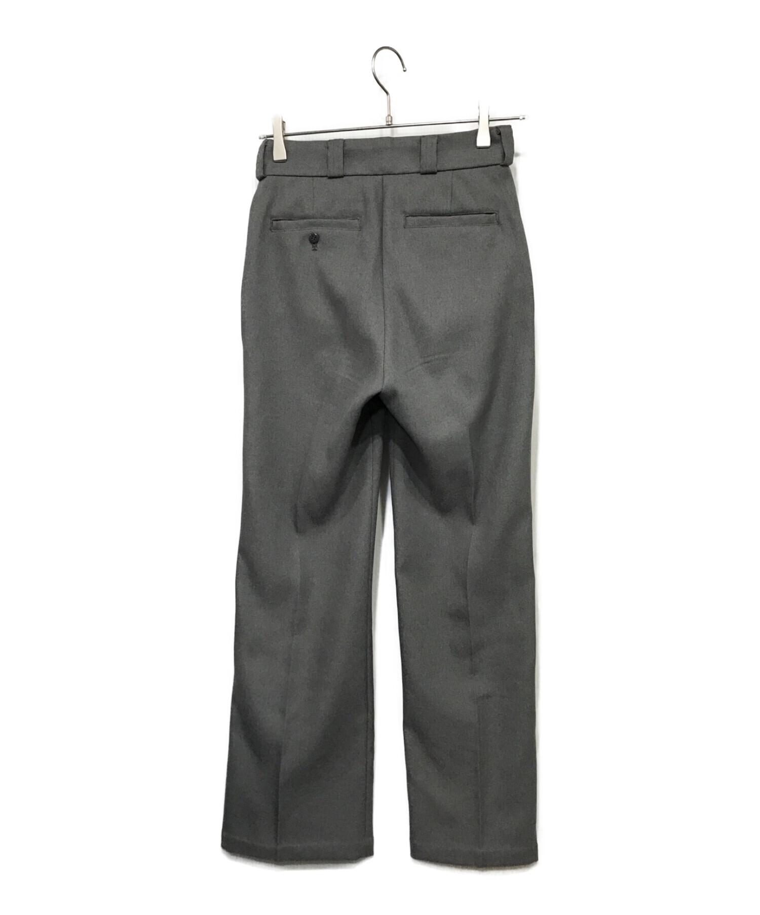 THE SHINZONE (ザ シンゾーン) CENTER PRESS PANTS スラックス グレー サイズ:32