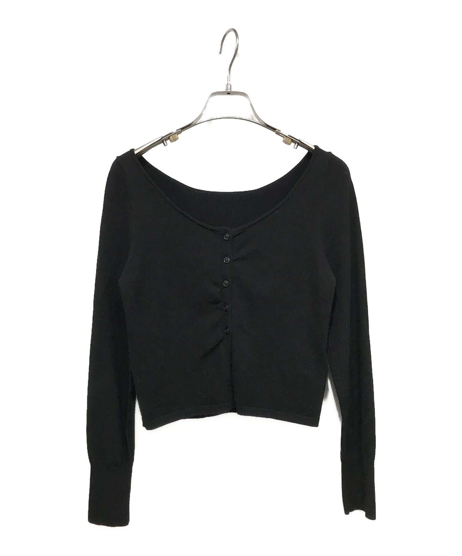 Ameri (アメリ) MANY WAY LAYERED KNIT TOP ブラック サイズ:S