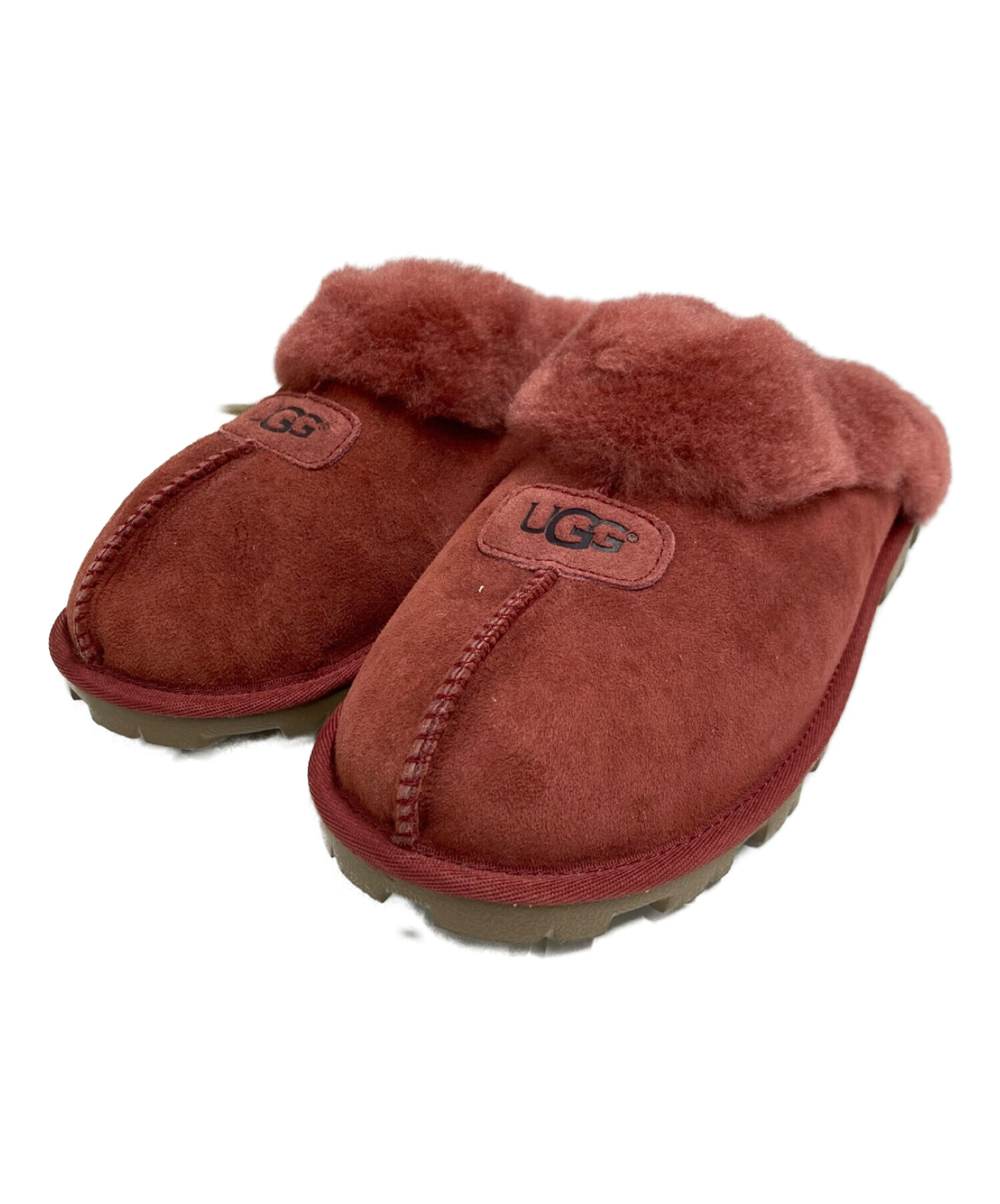 UGG (アグ) 5125 Coquette ムートン スリッパ サンダル ピンク サイズ:27