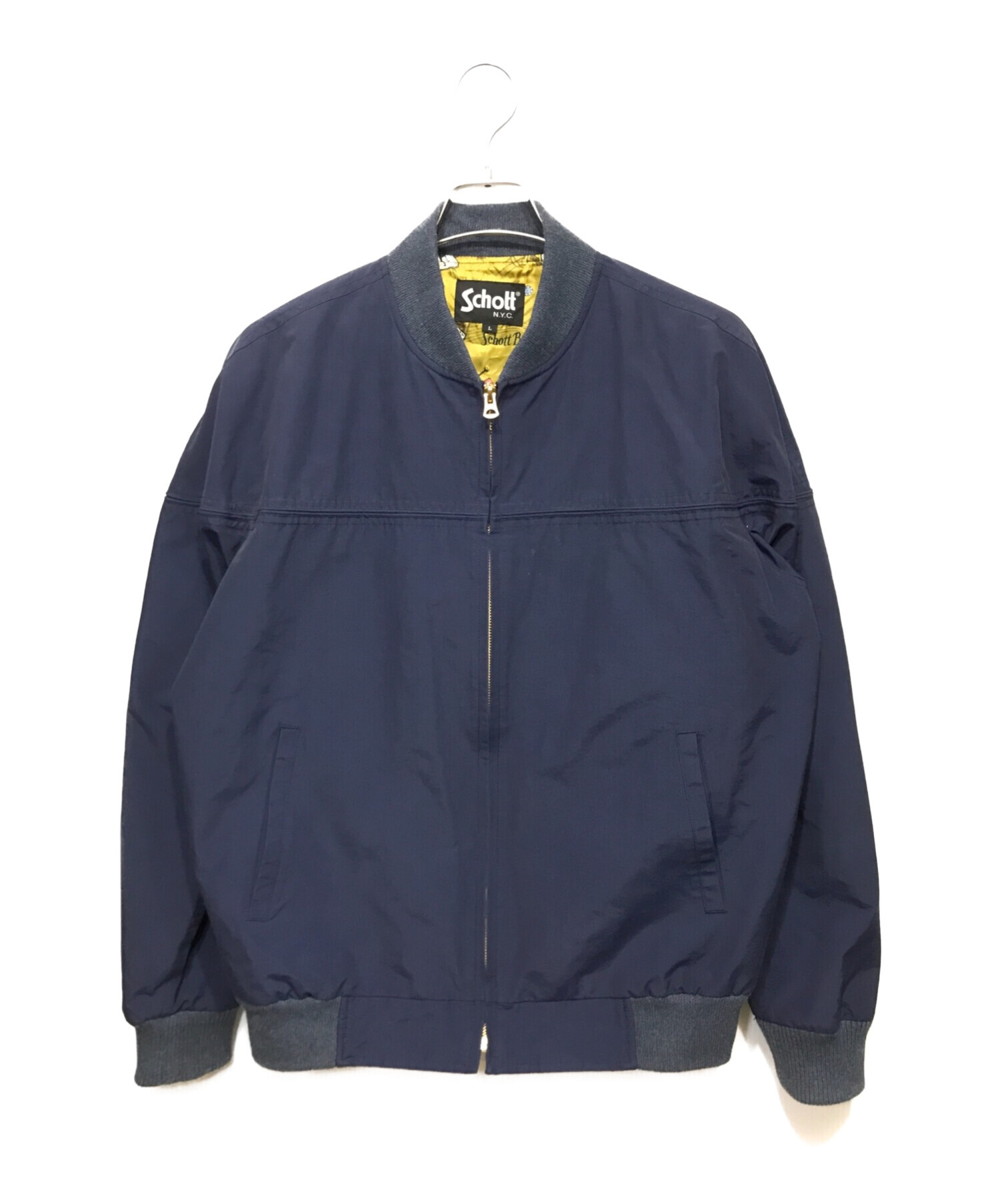 Schott (ショット) DERBY JACKET ダービージャケット ネイビー サイズ:L