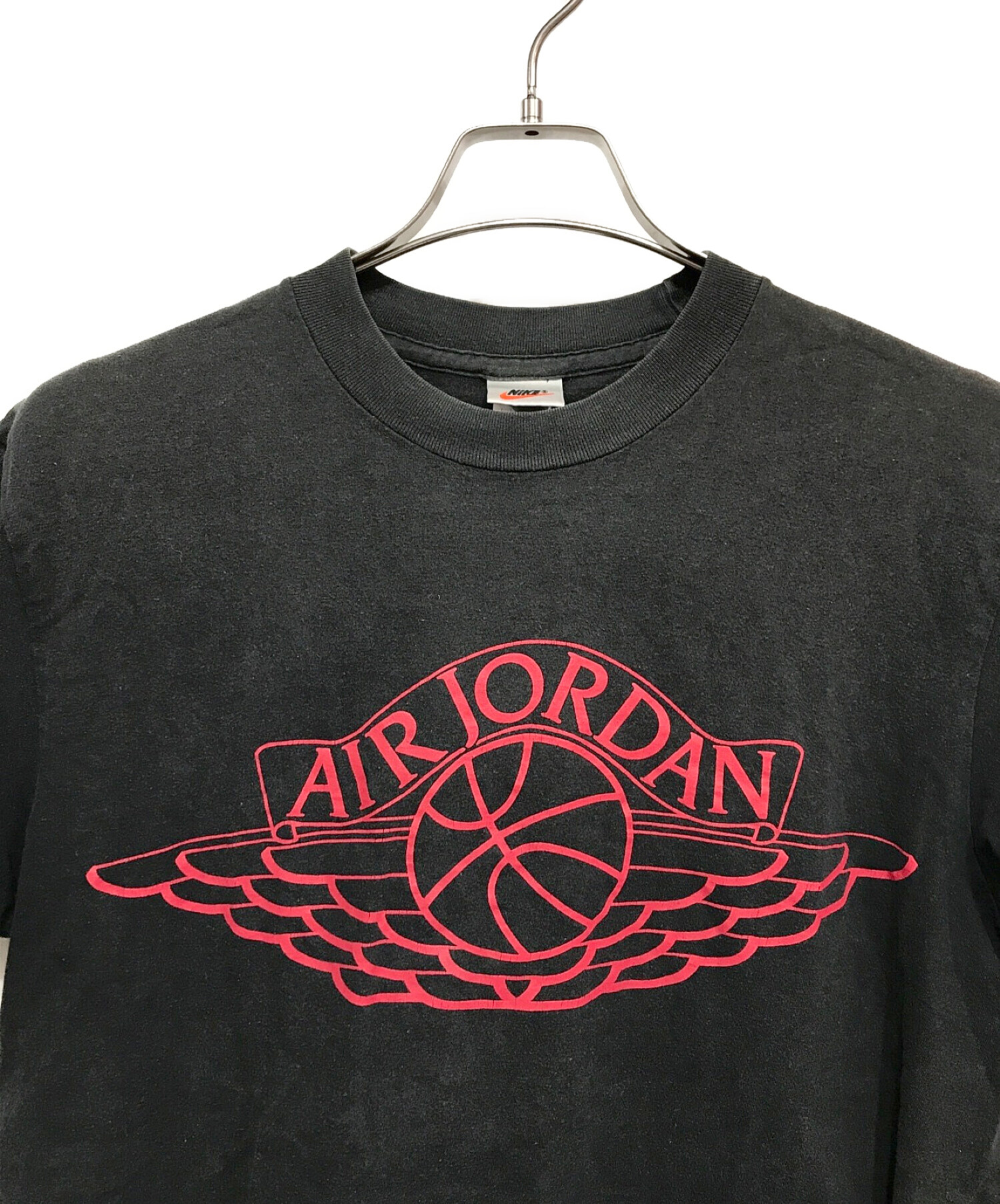 NIKE (ナイキ) AIR JORDAN プリントTシャツ ブラック サイズ:L