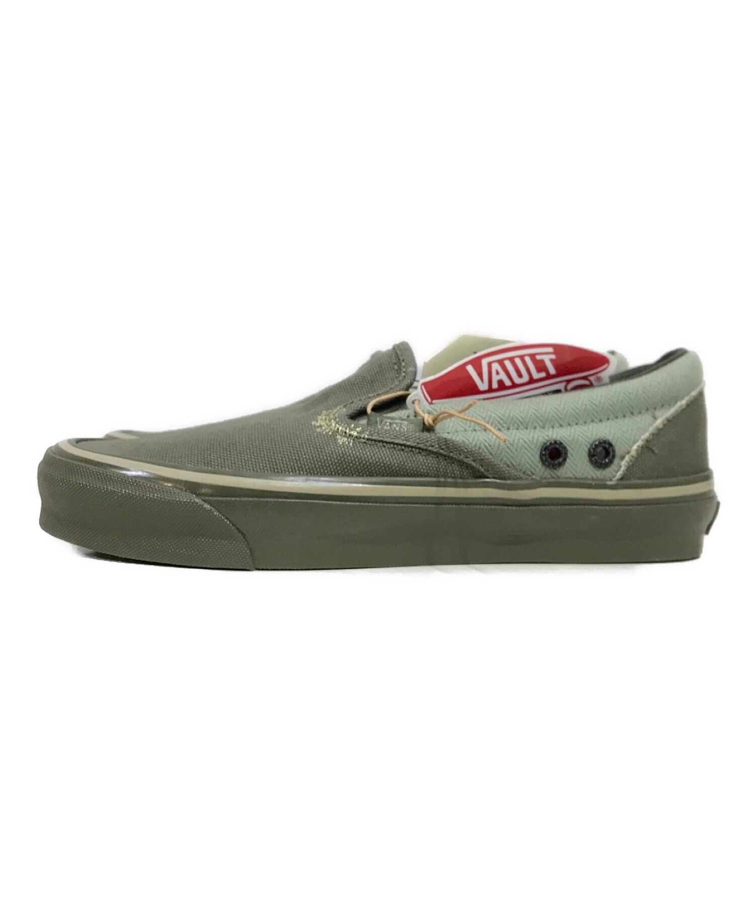 中古・古着通販】VANS (バンズ) NIGEL CABOURN (ナイジェルケーボン) Vault UA OG Classic Slip-On  スリッポン オリーブ サイズ:25.5cm｜ブランド・古着通販 トレファク公式【TREFAC FASHION】スマホサイト