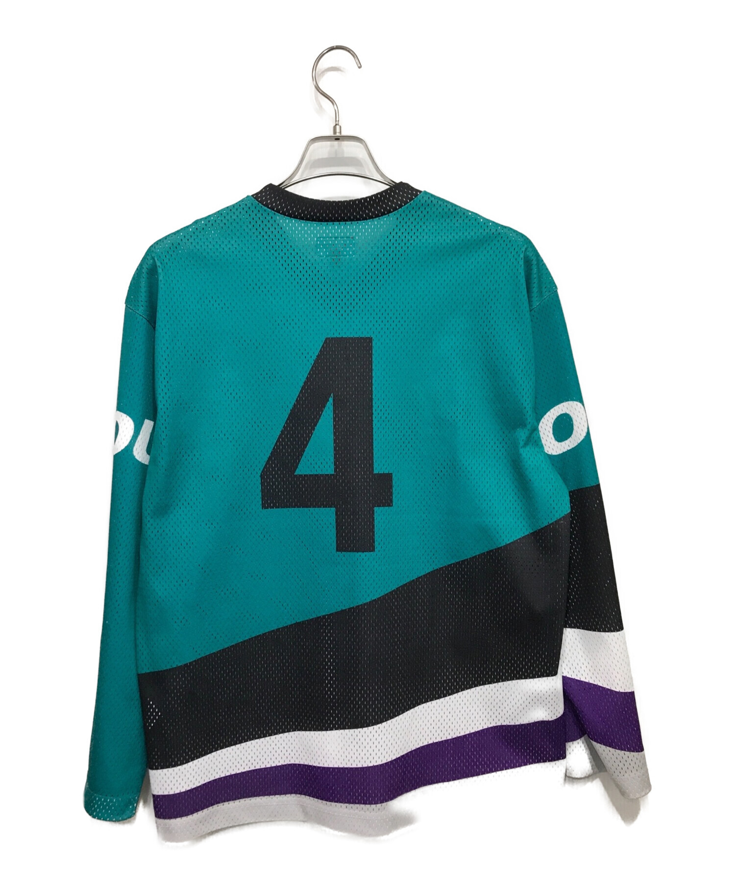 SUPREME (シュプリーム) Crossover Hockey Jersey クロスオーバー ホッケージャージー カットソー グリーン サイズ:S