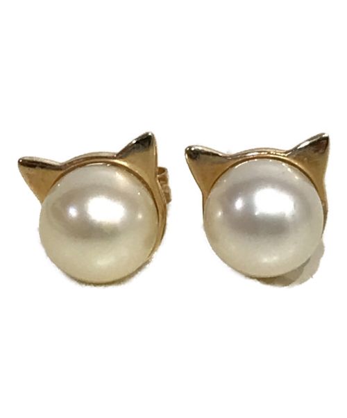 【中古・古着通販】STAR JEWELRY Girl (スタージュエリ―ガール) Pearl Cat K10 ピアス｜ブランド・古着通販  トレファク公式【TREFAC FASHION】スマホサイト