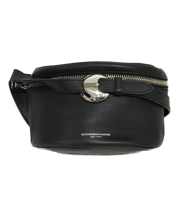 中古・古着通販】ALEXANDER WANG (アレキサンダーワン) Calfskin Chain Belt Bag Black ウエストバッグ  ブラック｜ブランド・古着通販 トレファク公式【TREFAC FASHION】スマホサイト