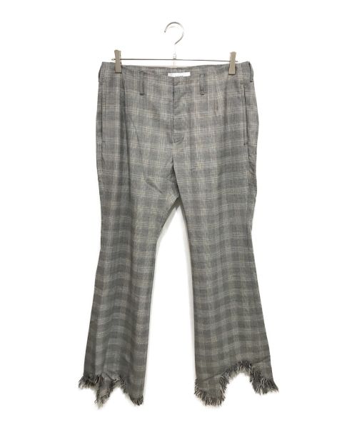 中古・古着通販】FACETASM (ファセッタズム) FRINGE FRALE CHECK PANTS パンツ グレー サイズ:4｜ブランド・古着通販  トレファク公式【TREFAC FASHION】スマホサイト