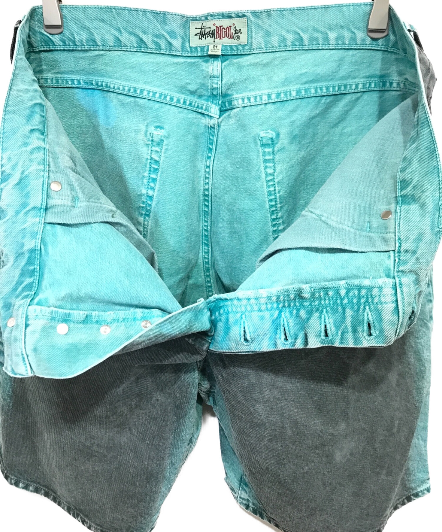 中古・古着通販】stussy (ステューシー) SPRAY DYE BIG OL' SHORTS