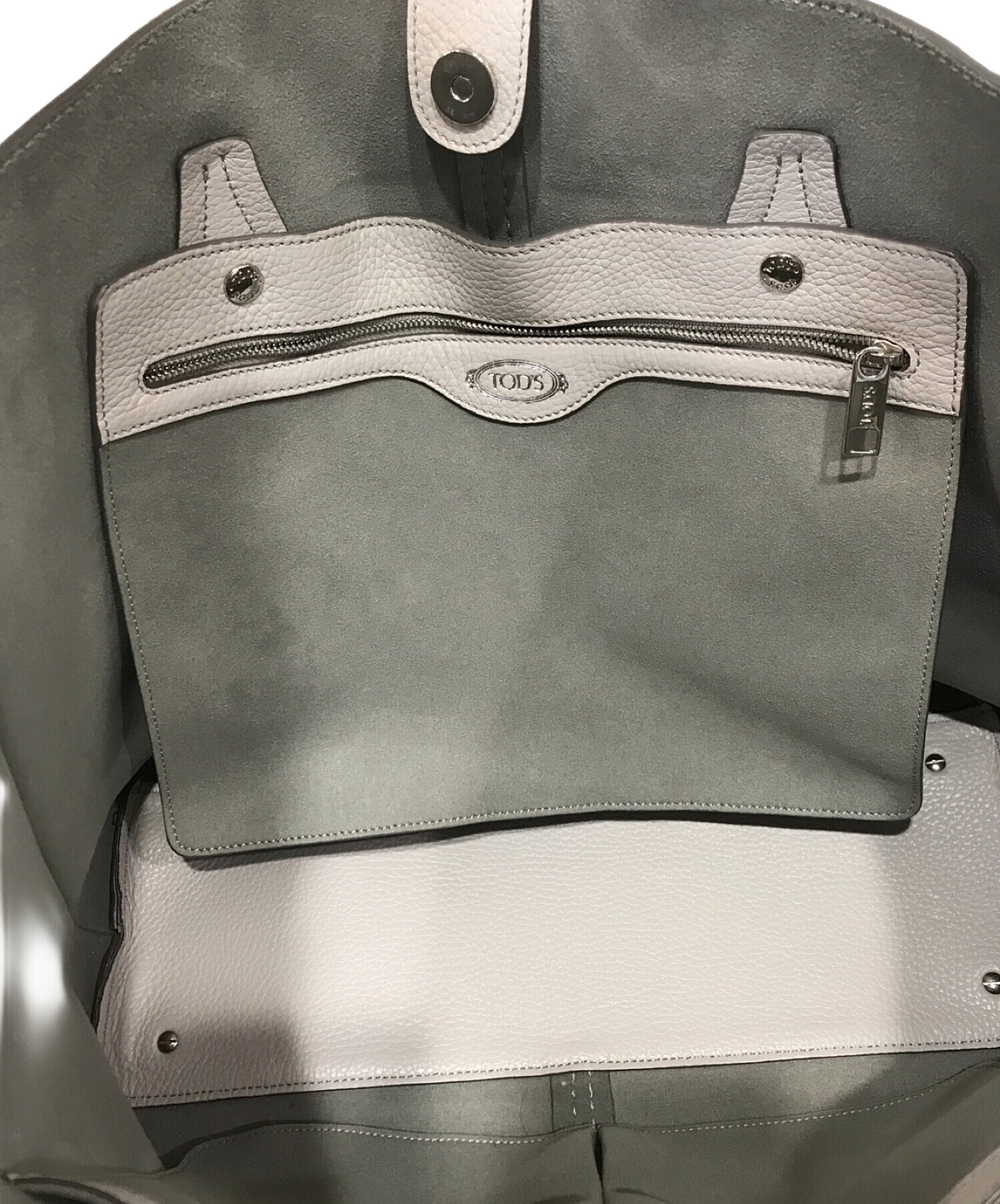 TOD'S (トッズ) JOY トートバッグ グレー サイズ:表記無し