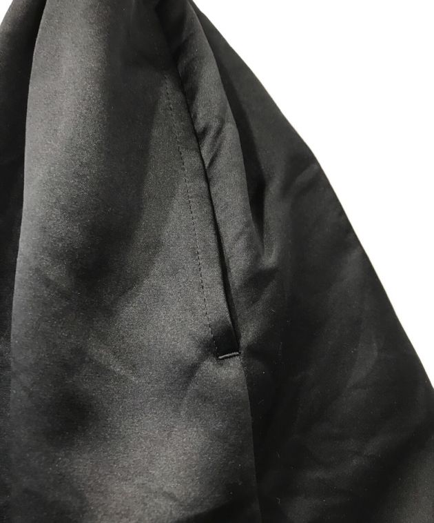 BLACK COMME des GARCONS (ブラック コムデギャルソン) シワ加工サテンバルーンスカート ブラック サイズ:XS