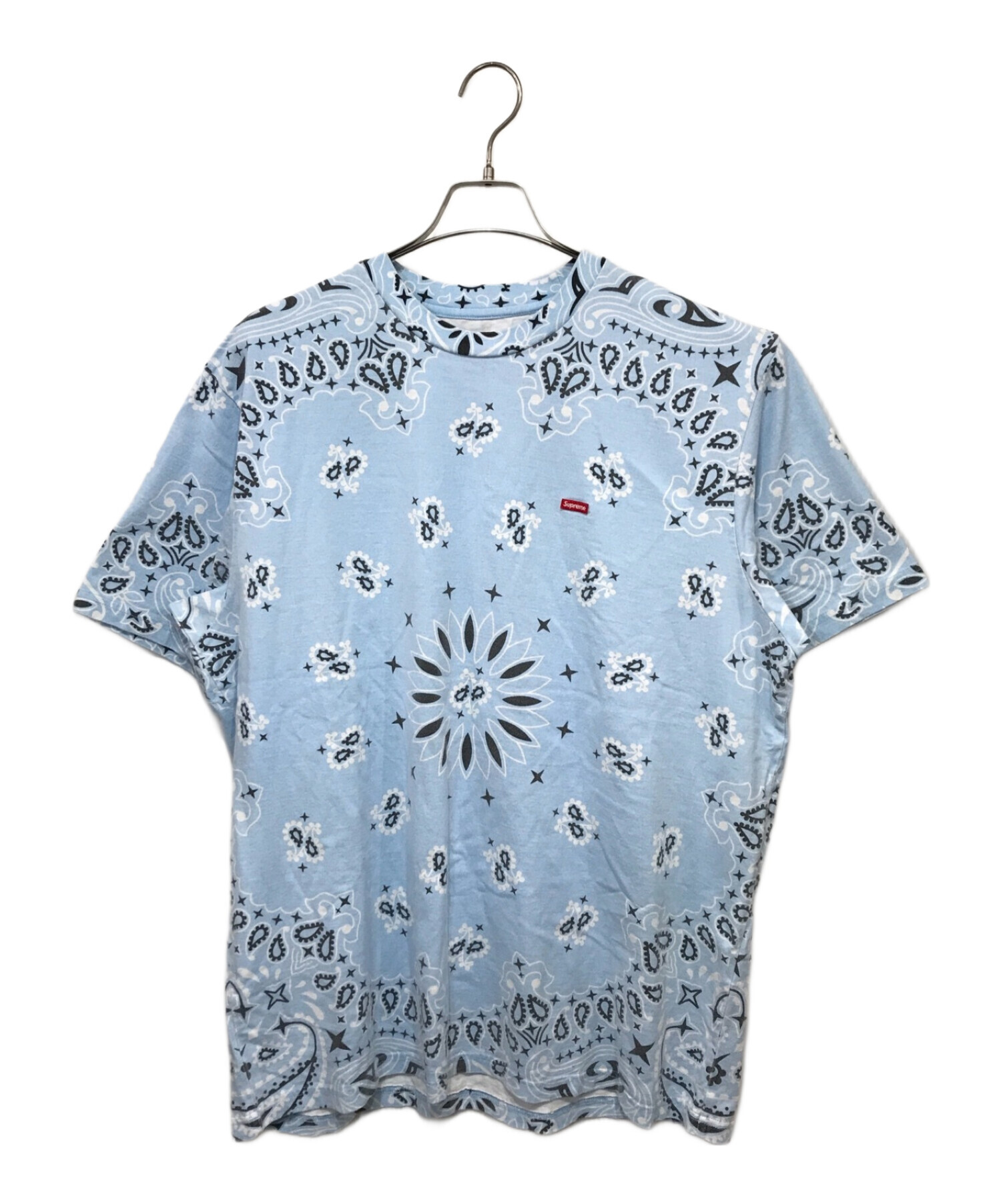 SUPREME (シュプリーム) 21SS Bandana Box Logo Tee tシャツ ブルー サイズ:XL