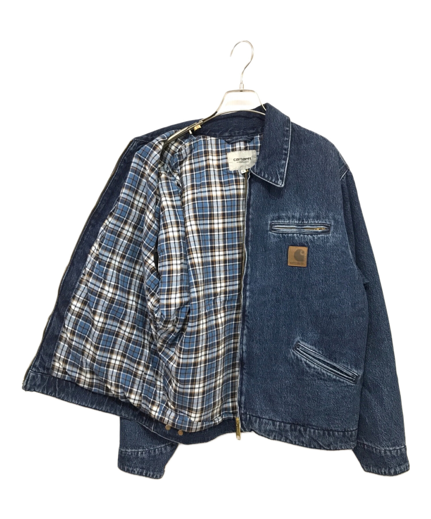 CarHartt (カーハート) デニムジャケット RIDER JACKET ブルー サイズ:S