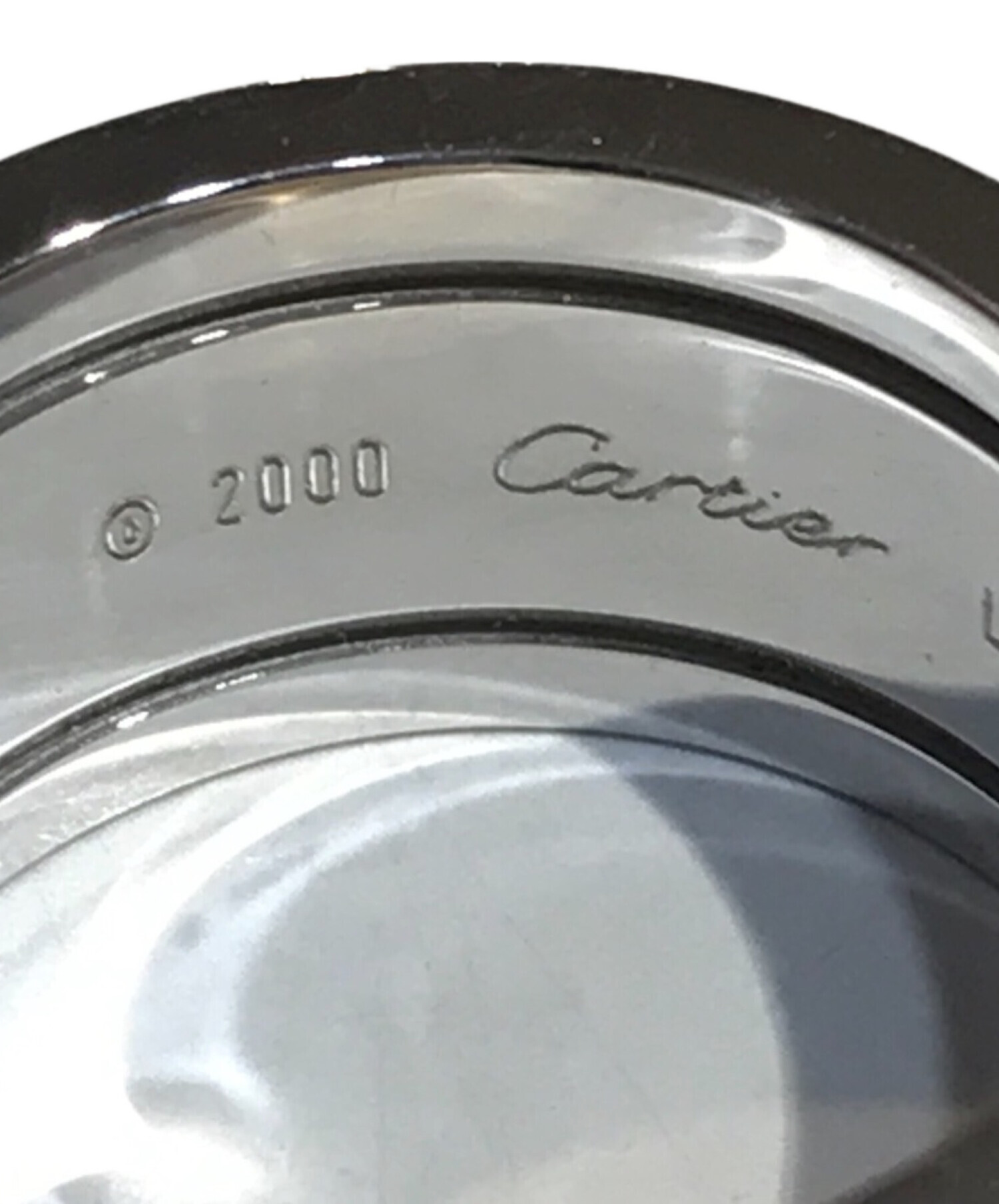 中古・古着通販】Cartier (カルティエ) C2 K18 ホワイトゴールド ラージリング サイズ:-｜ブランド・古着通販  トレファク公式【TREFAC FASHION】スマホサイト