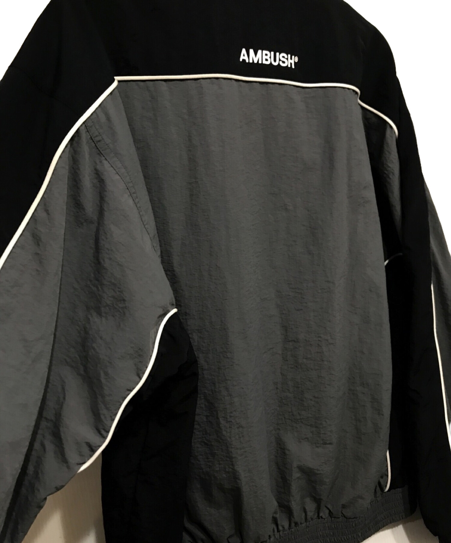 AMBUSH (アンブッシュ) カラーブロック トラックジャケット グレー サイズ:L