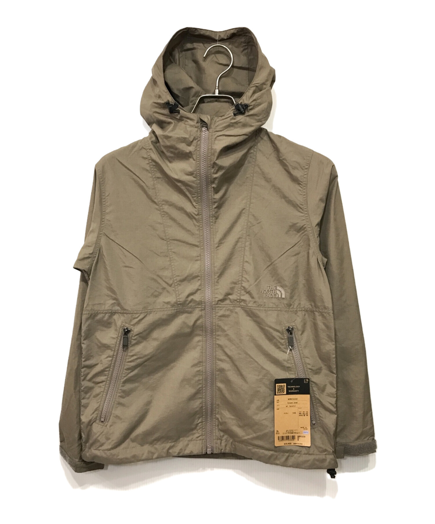 THE NORTH FACE (ザ ノース フェイス) コンパクトジャケット COMPACT JACKET ウォルナット サイズ:M