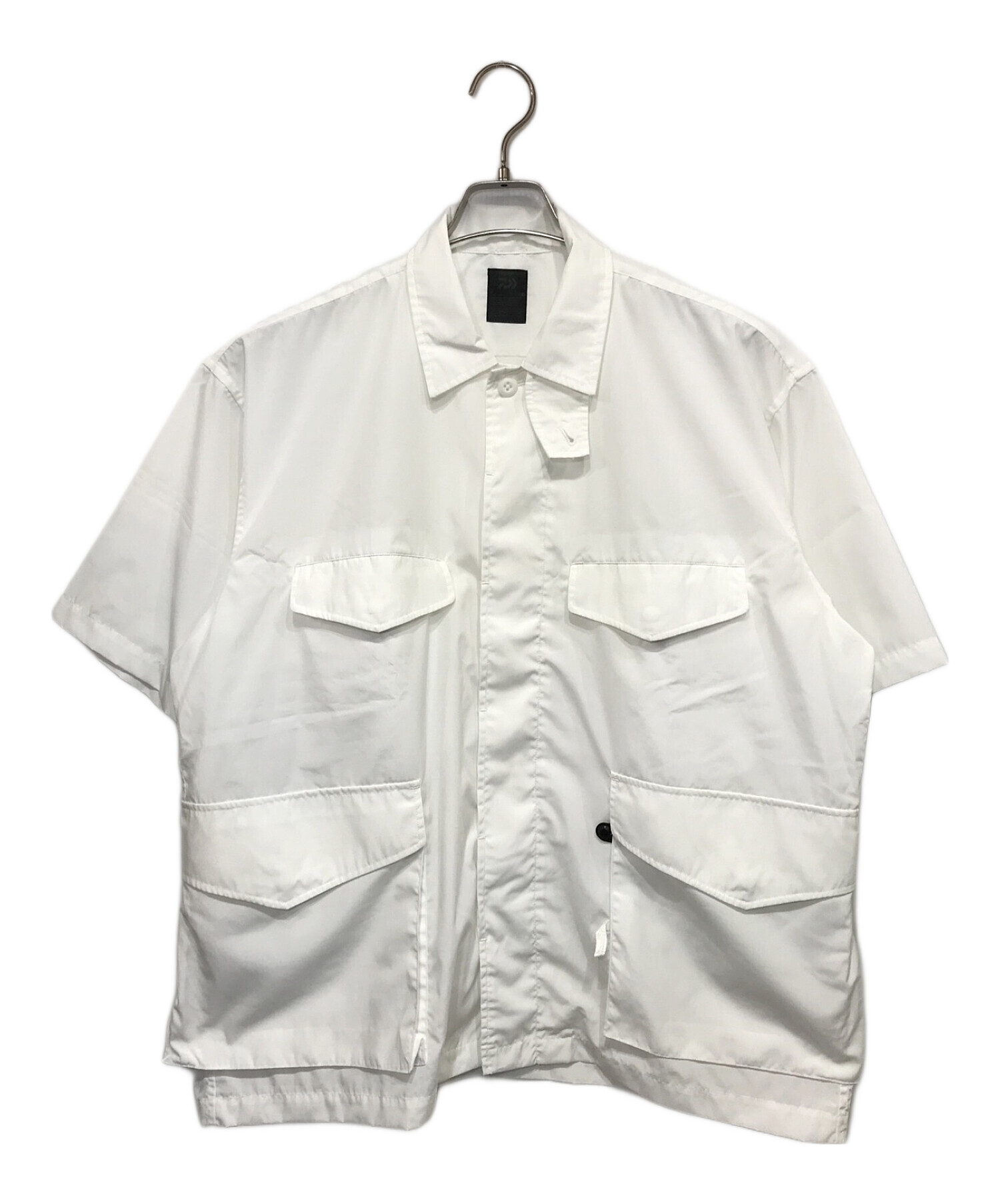 DAIWA PIER39 (ダイワ ピア39) Tech French Mil Field Shirts S/S シャツ ホワイト サイズ:JP M