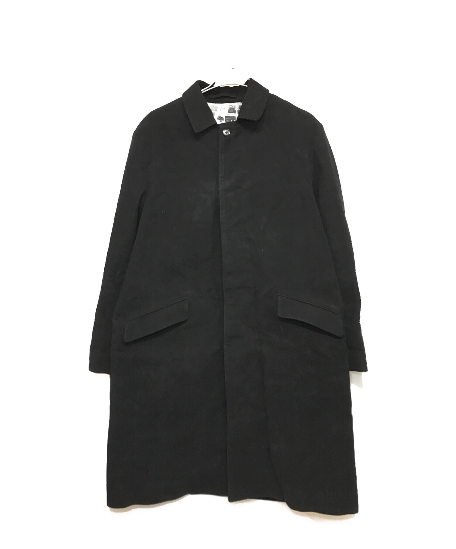 中古・古着通販】DAN (ダン) Salaryman Coat ロングコート ブラック サイズ:L｜ブランド・古着通販 トレファク公式【TREFAC  FASHION】スマホサイト