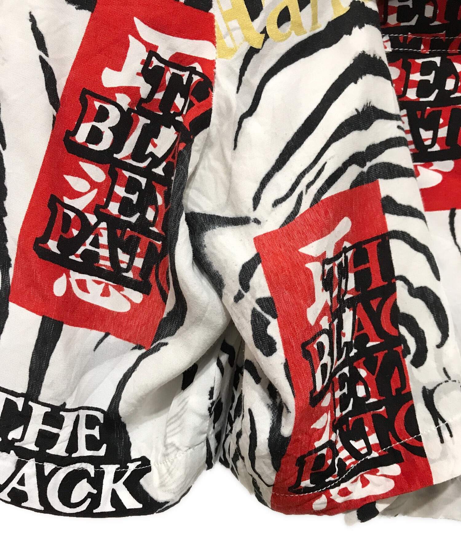 中古・古着通販】BlackEyePatch (ブラックアイパッチ) WACKO MARIA (ワコマリア) コラボショートパンツ ホワイト×ブラック  サイズ:L｜ブランド・古着通販 トレファク公式【TREFAC FASHION】スマホサイト