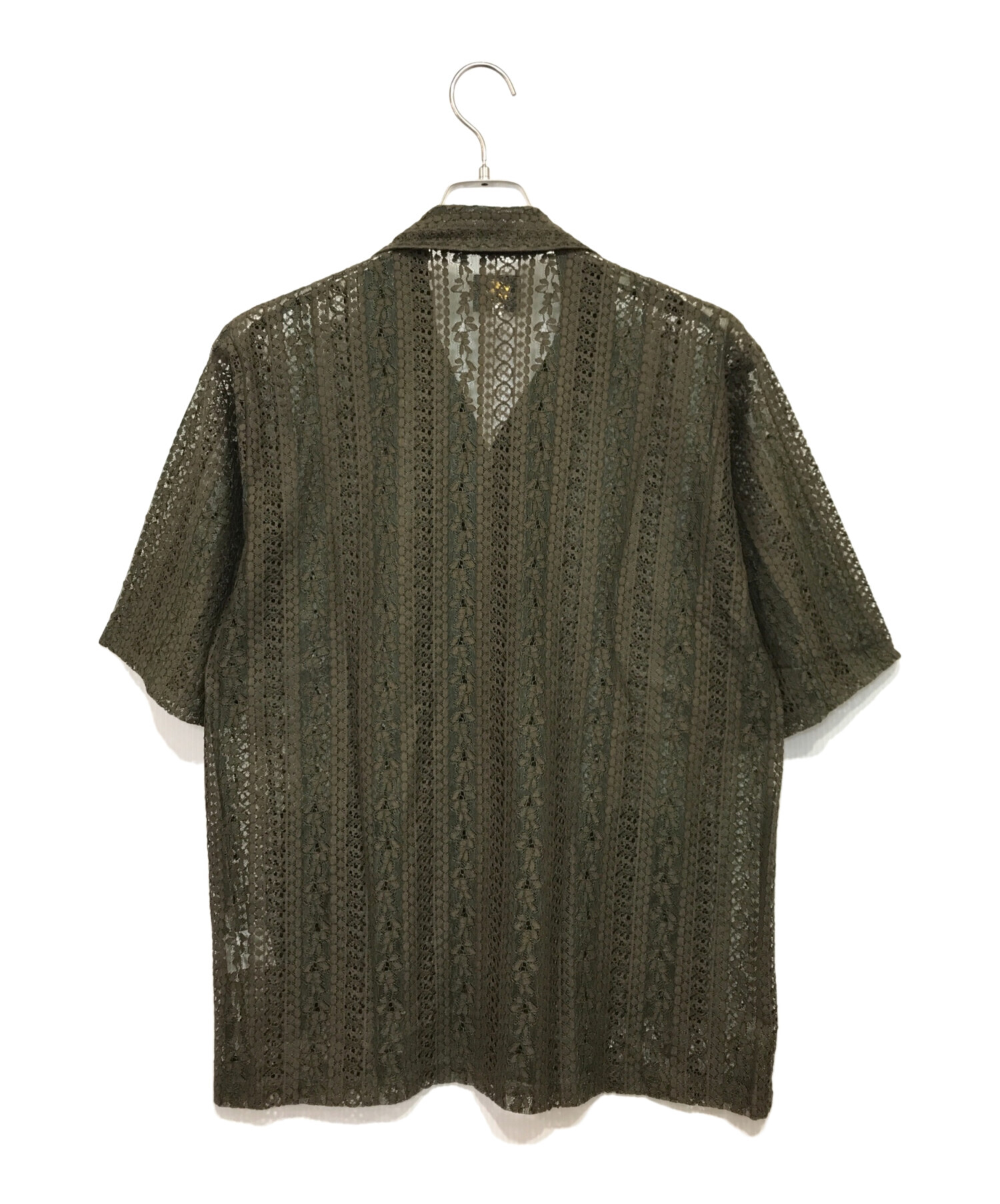 中古・古着通販】Needles (ニードルズ) Cabana Shirt - C/PE/R Lace Cloth / Stripe オリーブ  サイズ:S｜ブランド・古着通販 トレファク公式【TREFAC FASHION】スマホサイト