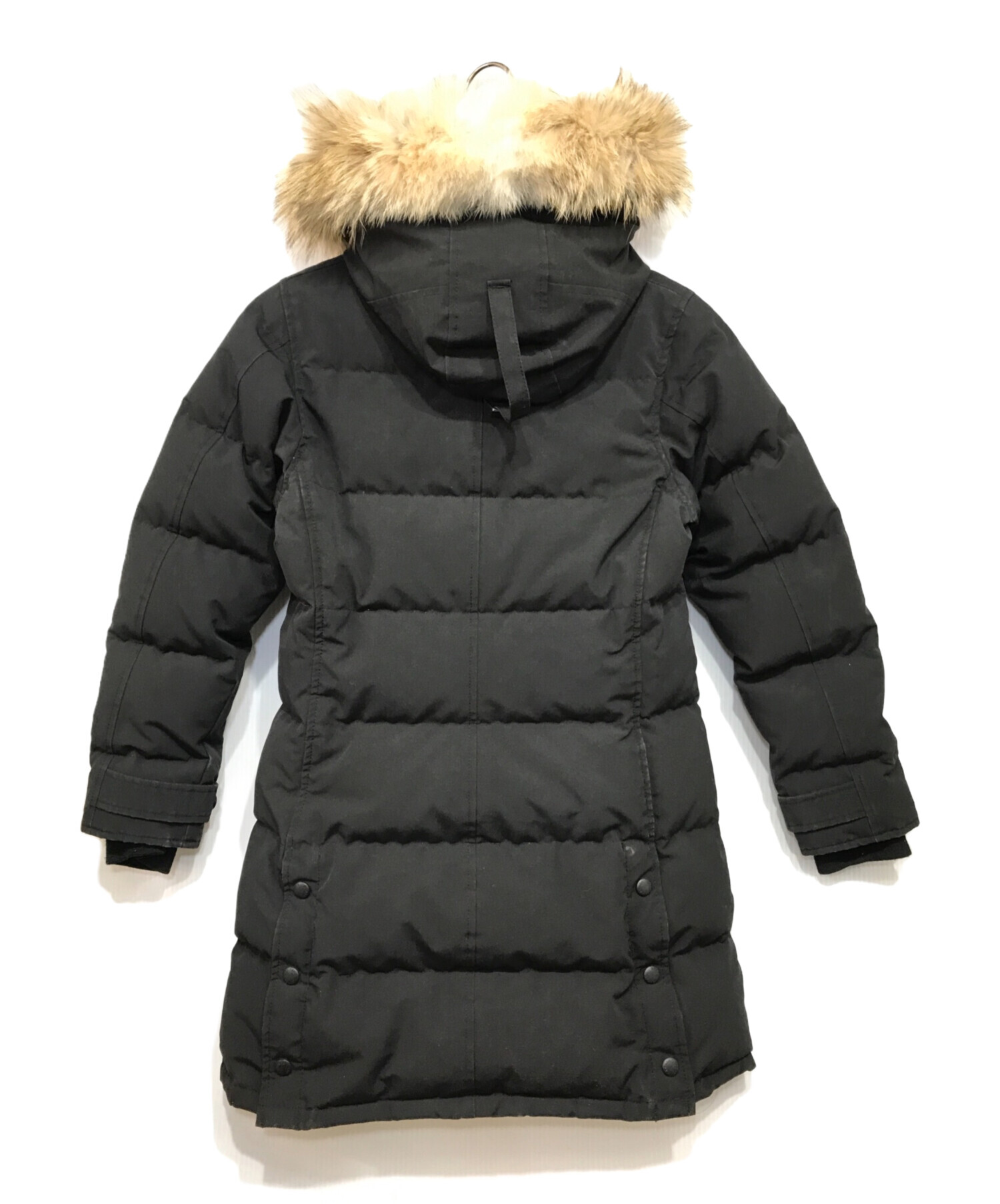 中古・古着通販】CANADA GOOSE (カナダグース) SHELBURNE PARKA ファー付きダウンコート ブラック  サイズ:XS｜ブランド・古着通販 トレファク公式【TREFAC FASHION】スマホサイト