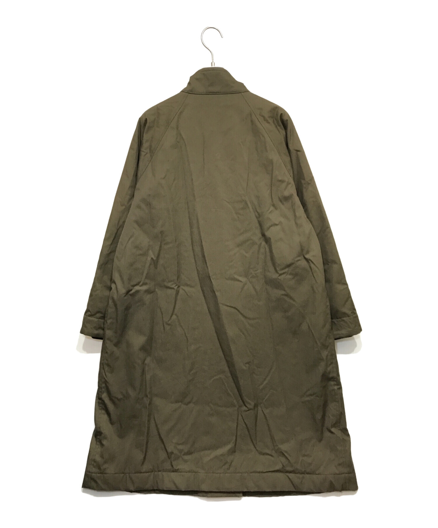 MHL (エムエイチエル) TOUGH COTTON NYLON ロングコート Khaki DarkNavy サイズ:Ⅰ