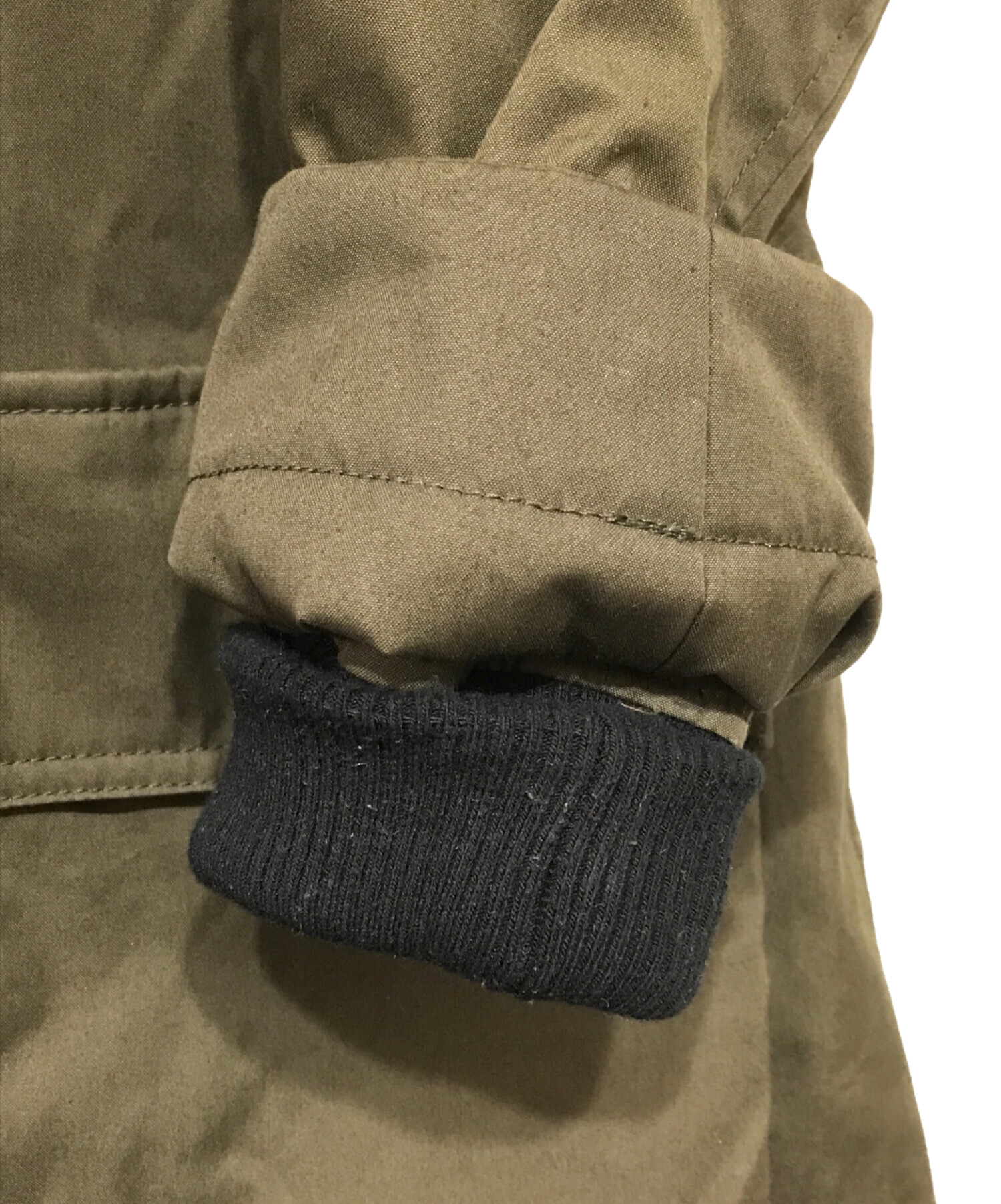 MHL (エムエイチエル) TOUGH COTTON NYLON ロングコート Khaki DarkNavy サイズ:Ⅰ