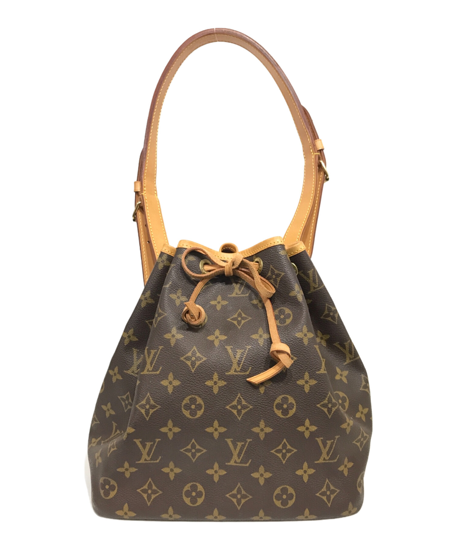 LOUIS VUITTON (ルイ ヴィトン) M42226 モノグラム プチノエ ショルダーバッグ ブラウン