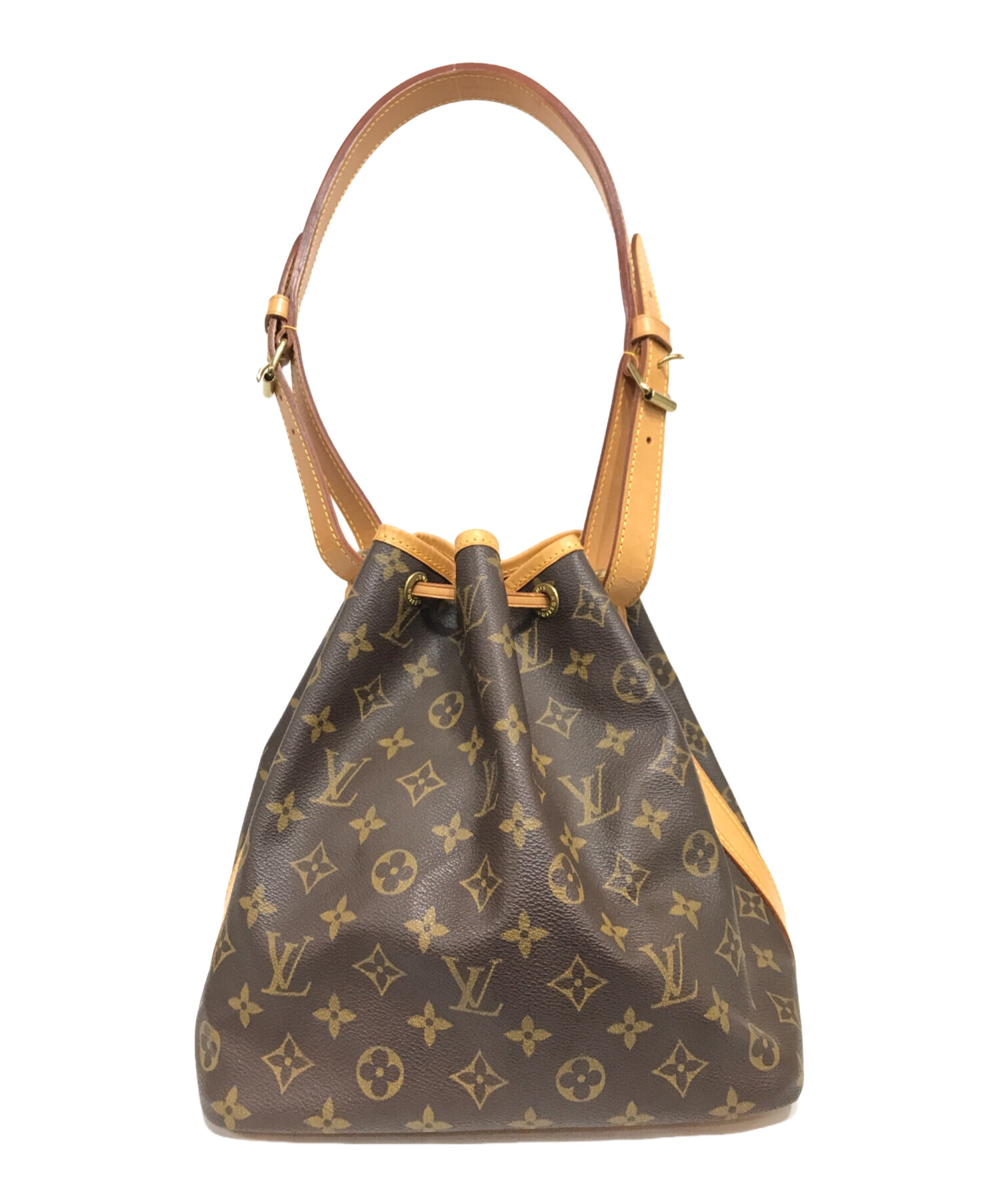 LOUIS VUITTON (ルイ ヴィトン) M42226 モノグラム プチノエ ショルダーバッグ ブラウン