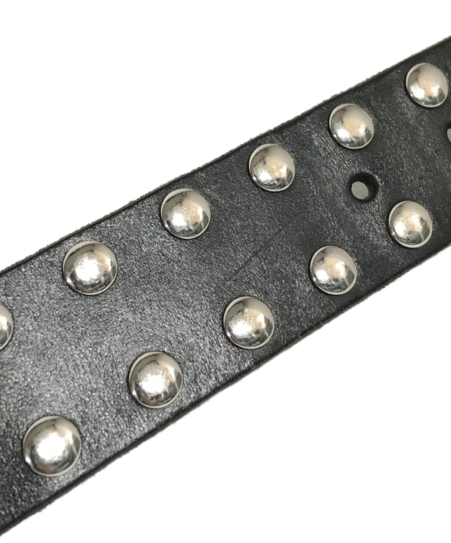 stussy (ステューシー) 8 Ball Studded Belt スタッズベルト ブラック サイズ:S/M