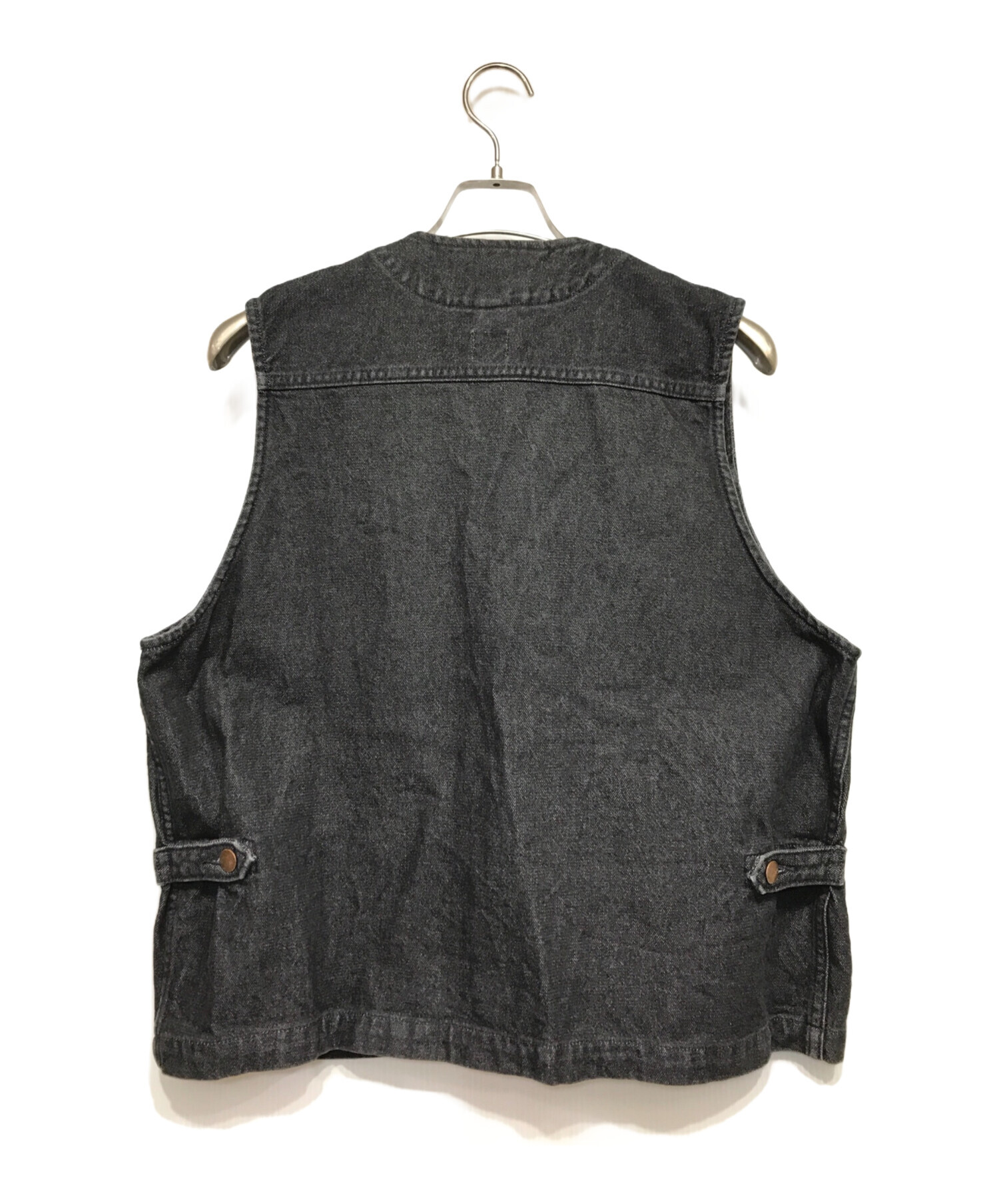 中古・古着通販】Wrangler (ラングラー) KEBOZ (ケボズ) DENIM VEST コラボデニムベスト ブラック  サイズ:S｜ブランド・古着通販 トレファク公式【TREFAC FASHION】スマホサイト