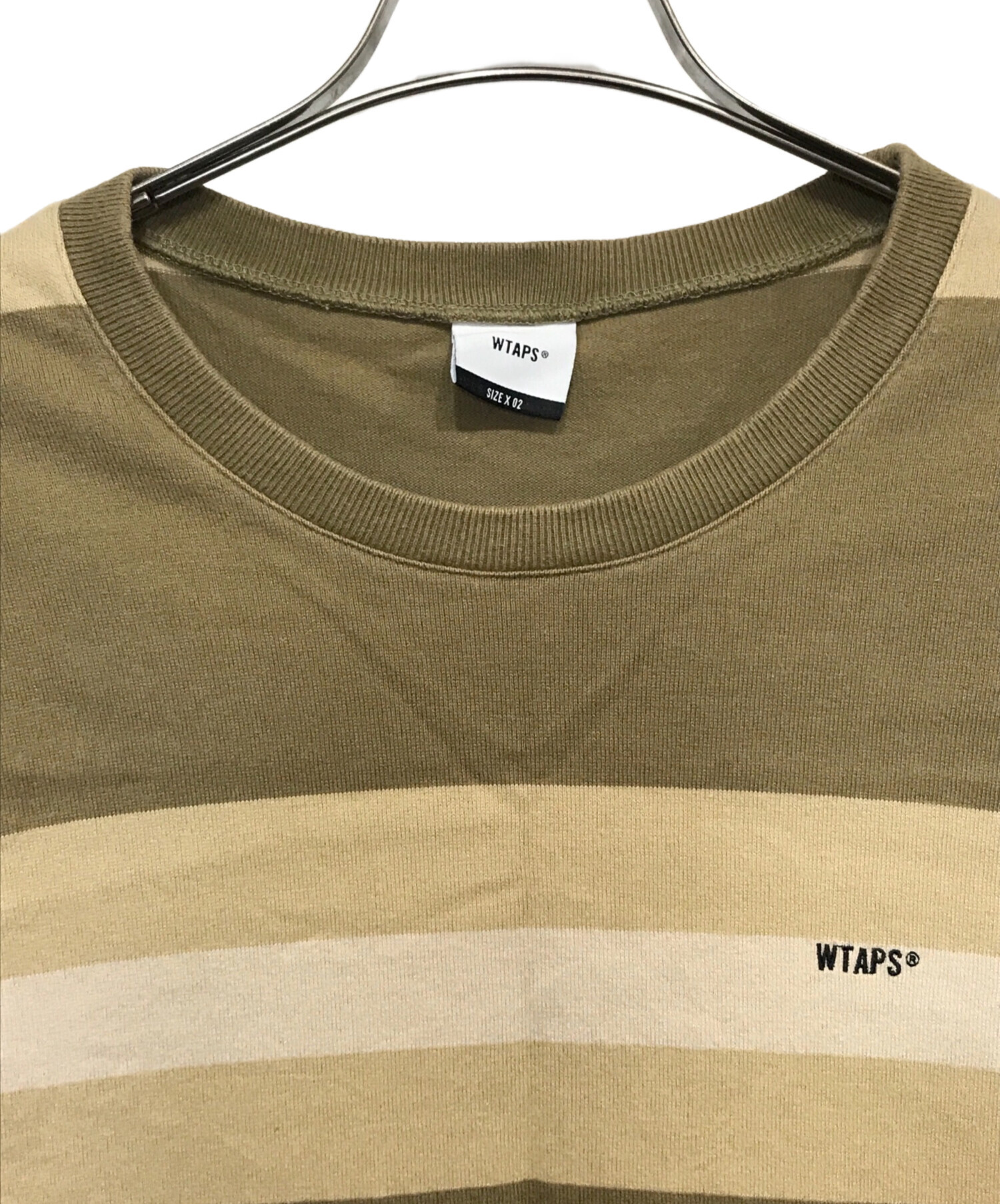 中古・古着通販】WTAPS (ダブルタップス) 20SS VATOS LS/TEE ロングスリーブカットソー カーキ サイズ:X 02｜ブランド・古着通販  トレファク公式【TREFAC FASHION】スマホサイト