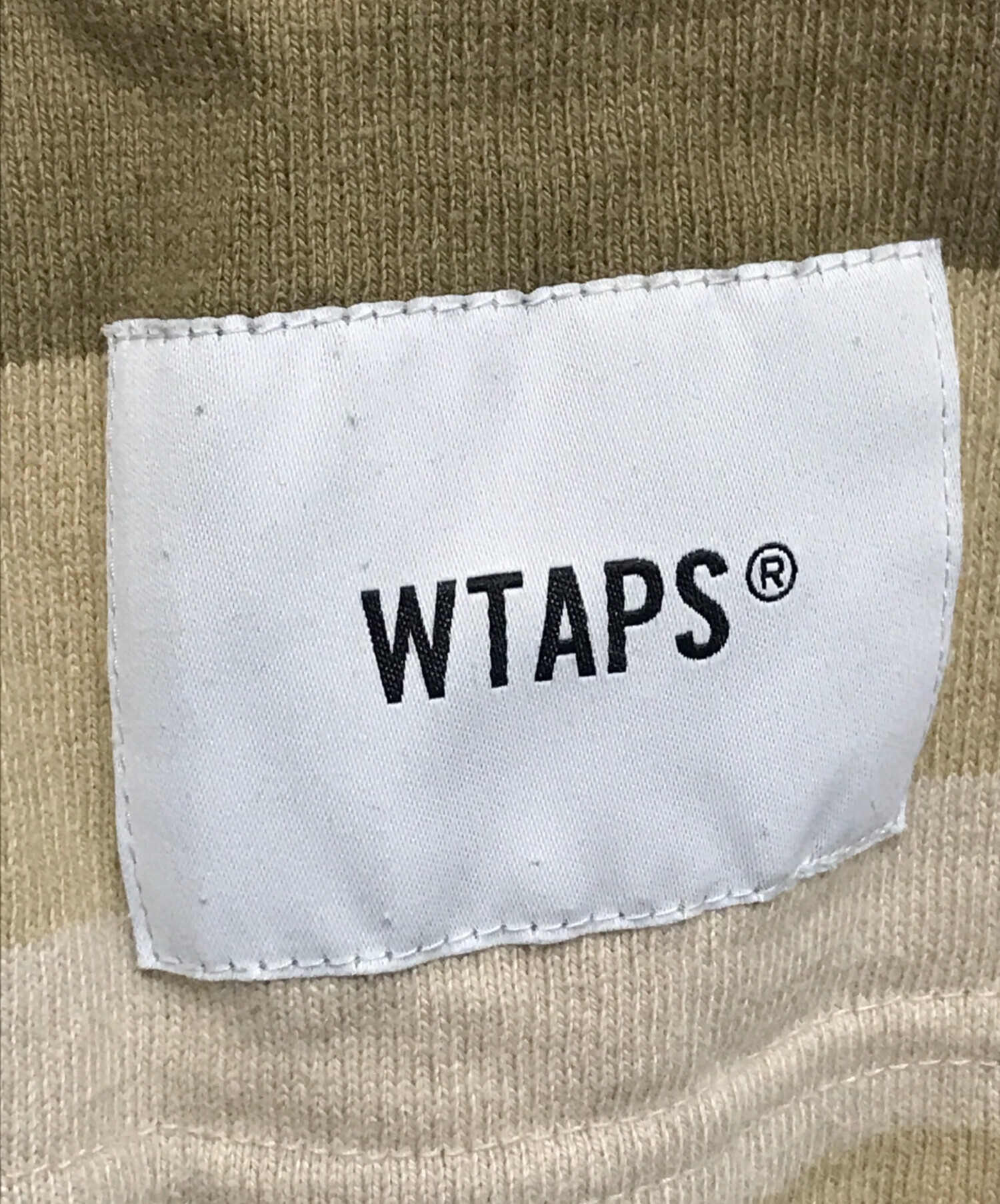 中古・古着通販】WTAPS (ダブルタップス) 20SS VATOS LS/TEE ロングスリーブカットソー カーキ サイズ:X 02｜ブランド・古着通販  トレファク公式【TREFAC FASHION】スマホサイト