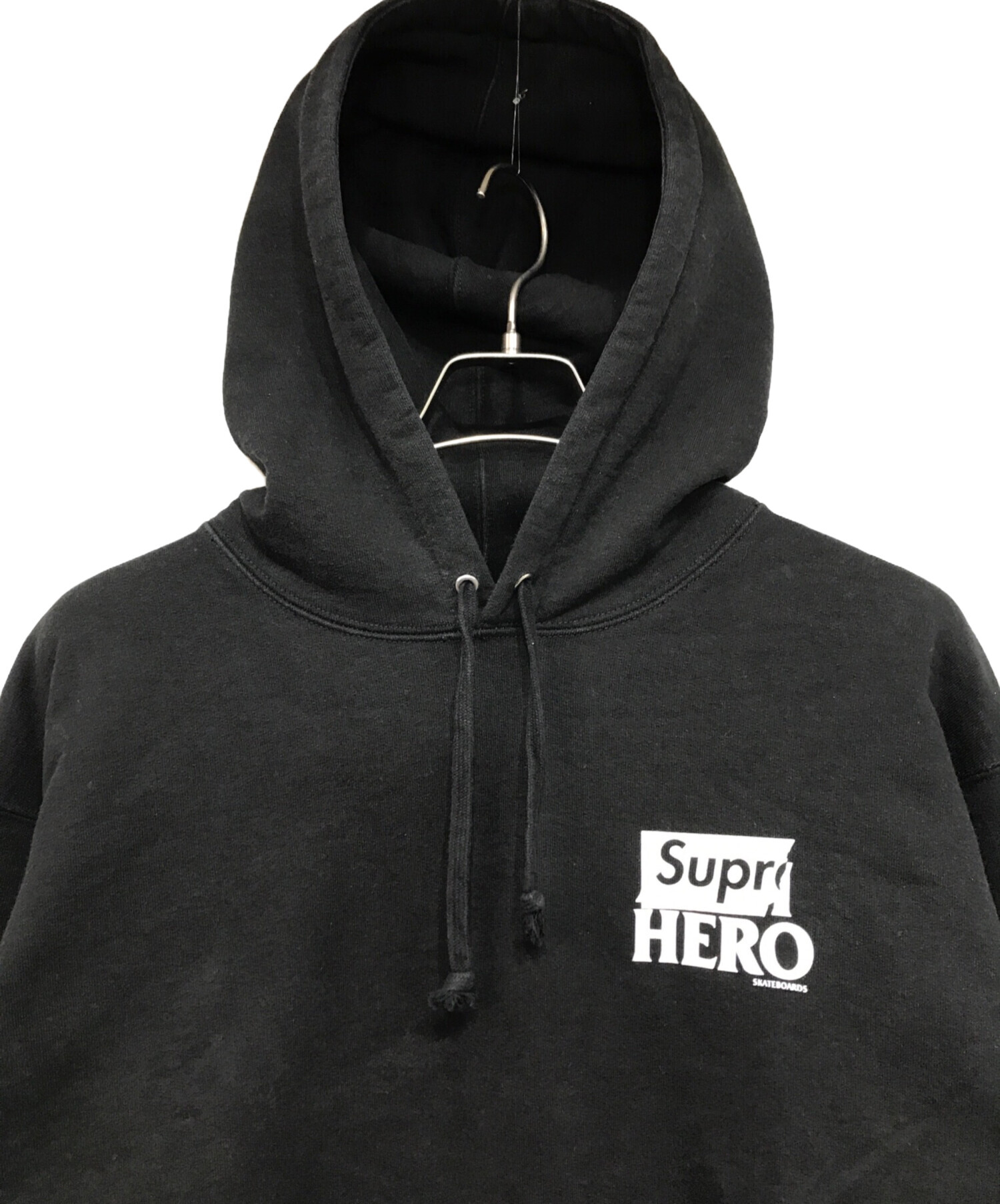 中古・古着通販】SUPREME (シュプリーム) ANTIHERO Hooded Sweatshirt プリントパーカー ブラック サイズ:  L｜ブランド・古着通販 トレファク公式【TREFAC FASHION】スマホサイト