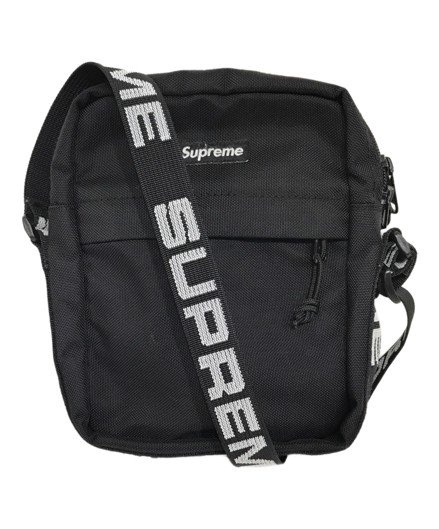 中古・古着通販】SUPREME (シュプリーム) 18SS shoulder bag ショルダーバッグ ブラック｜ブランド・古着通販  トレファク公式【TREFAC FASHION】スマホサイト