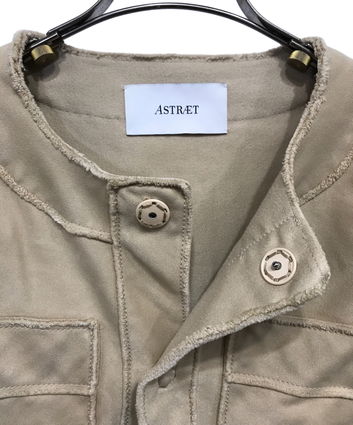 astraet アストラット の 販売済み ノーカラージャケット