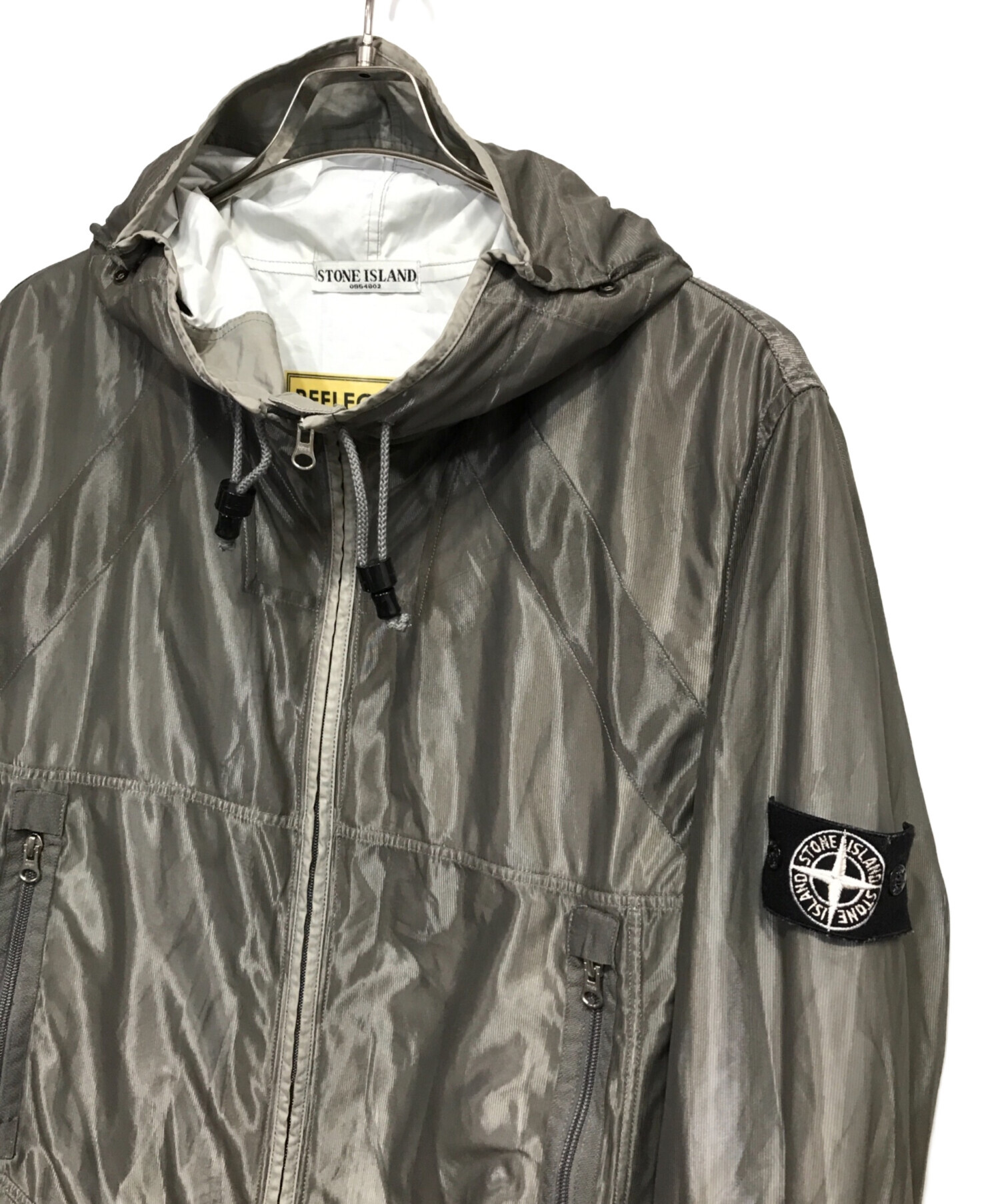 STONE ISLAND (ストーンアイランド) REFLRVTIVE JACKET リフレクティブジャケット グレー サイズ:XL